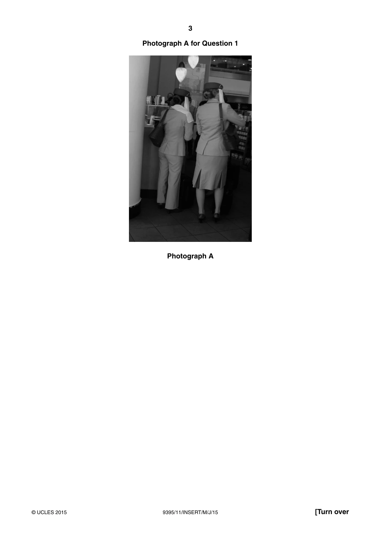 Cambridge A Level Travel and Tourism 9395 2015 May/June Paper 1 · Variant 1 question paper, page 3 of 8