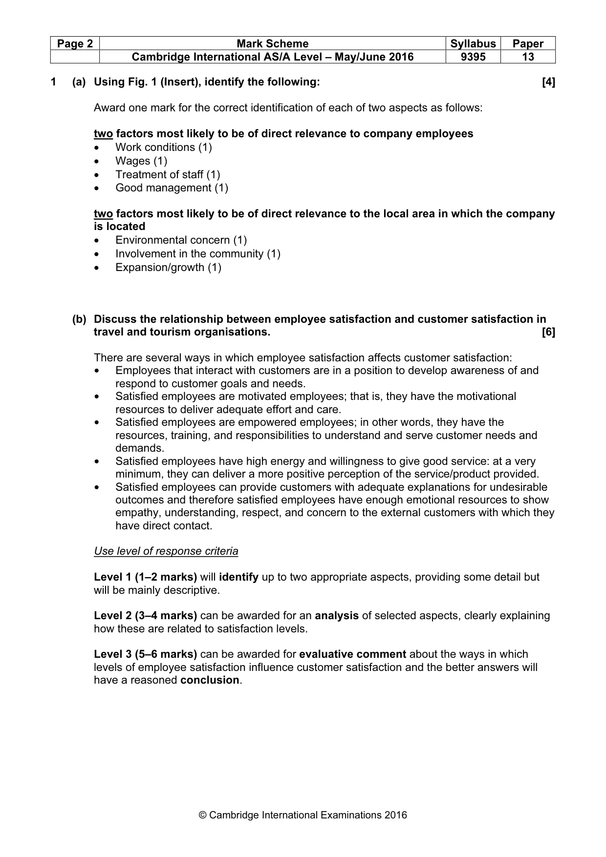 Mark scheme, page 2 of 9