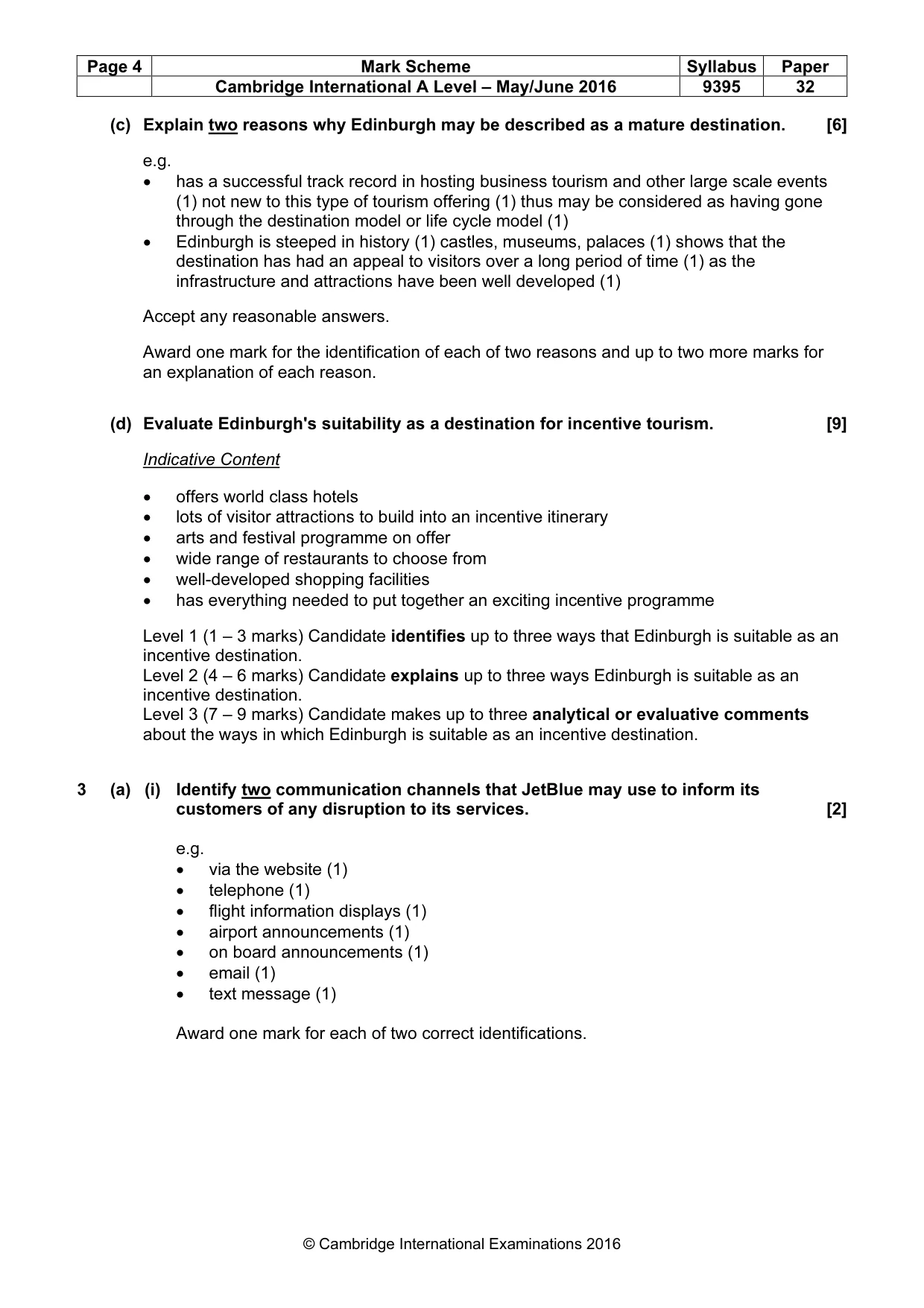 Mark scheme, page 4 of 7