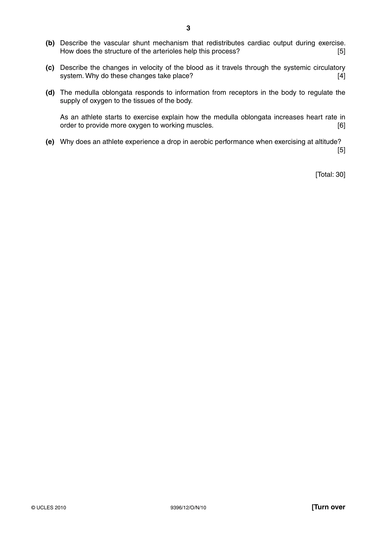 Cambridge A Level Physical Education 9396 2010 Oct/Nov Paper 1 · Variant 2 question paper, page 3 of 8