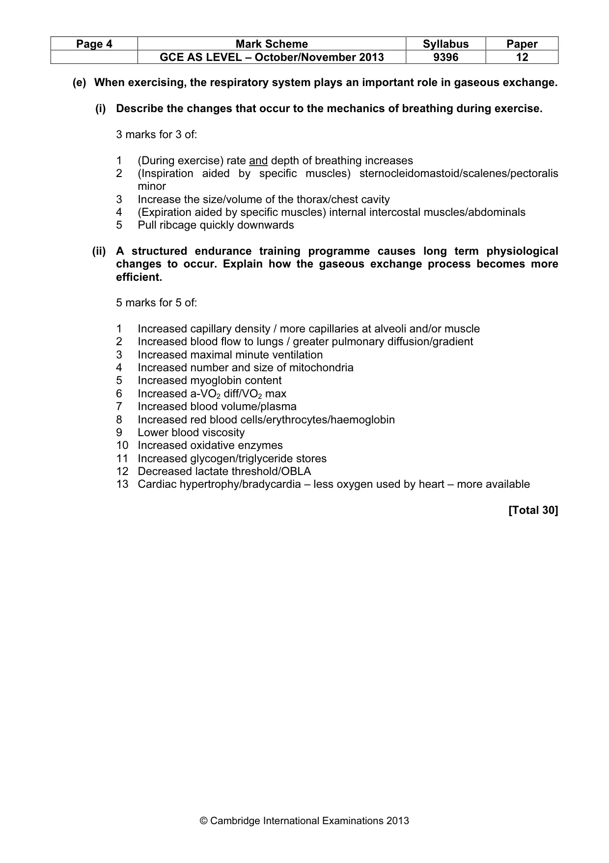 Mark scheme, page 4 of 11