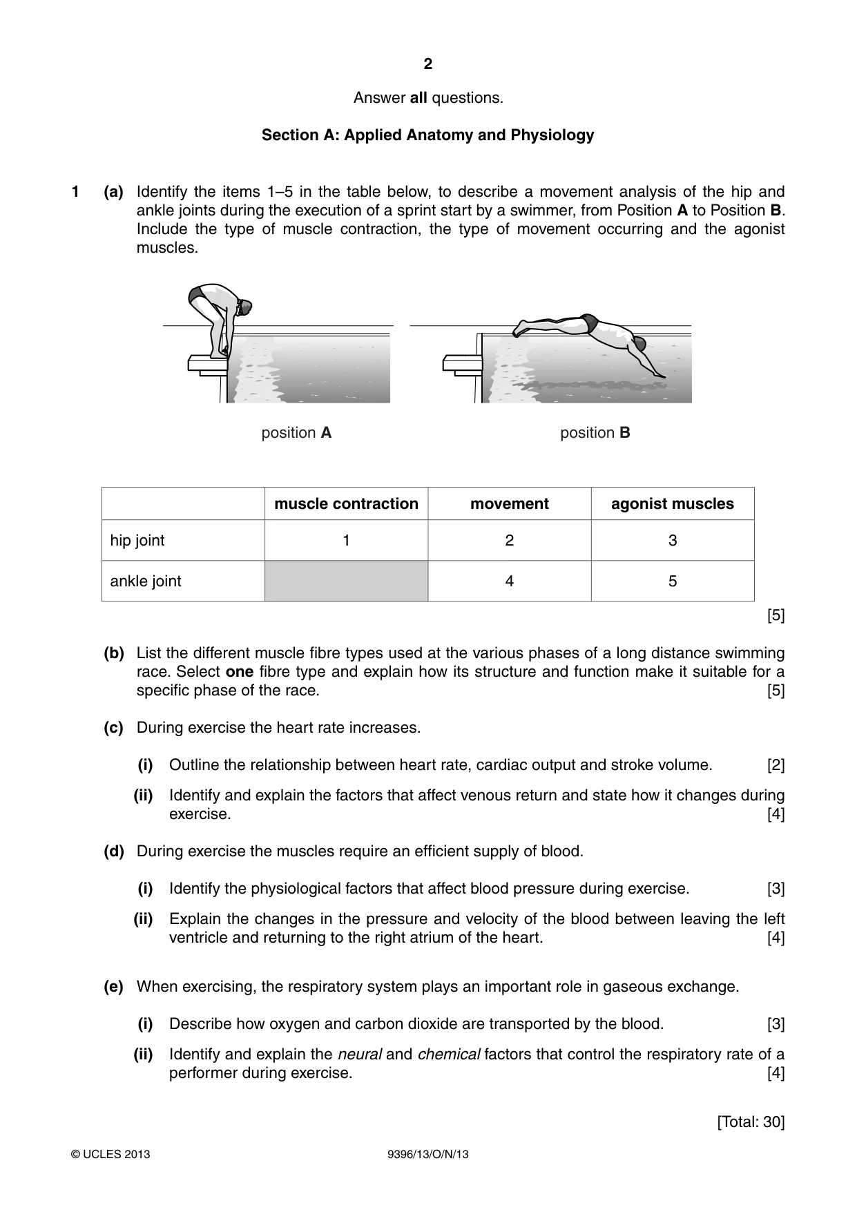 Cambridge A Level Physical Education 9396 2013 Oct/Nov Paper 1 · Variant 3 question paper, page 2 of 4