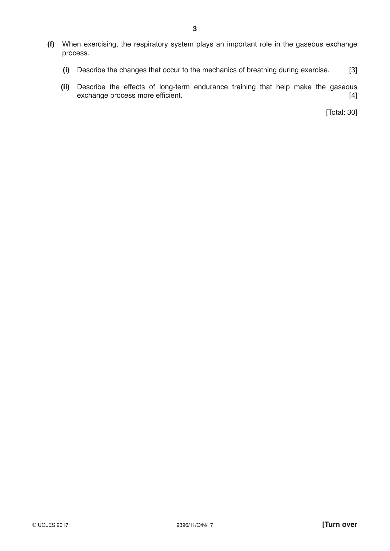 Cambridge A Level Physical Education 9396 2017 Oct/Nov Paper 1 · Variant 1 question paper, page 3 of 8