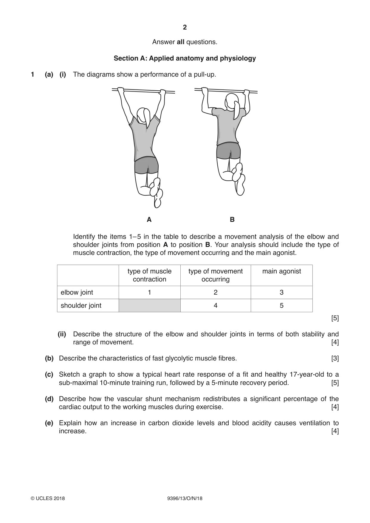 Cambridge A Level Physical Education 9396 2018 Oct/Nov Paper 1 · Variant 3 question paper, page 2 of 8