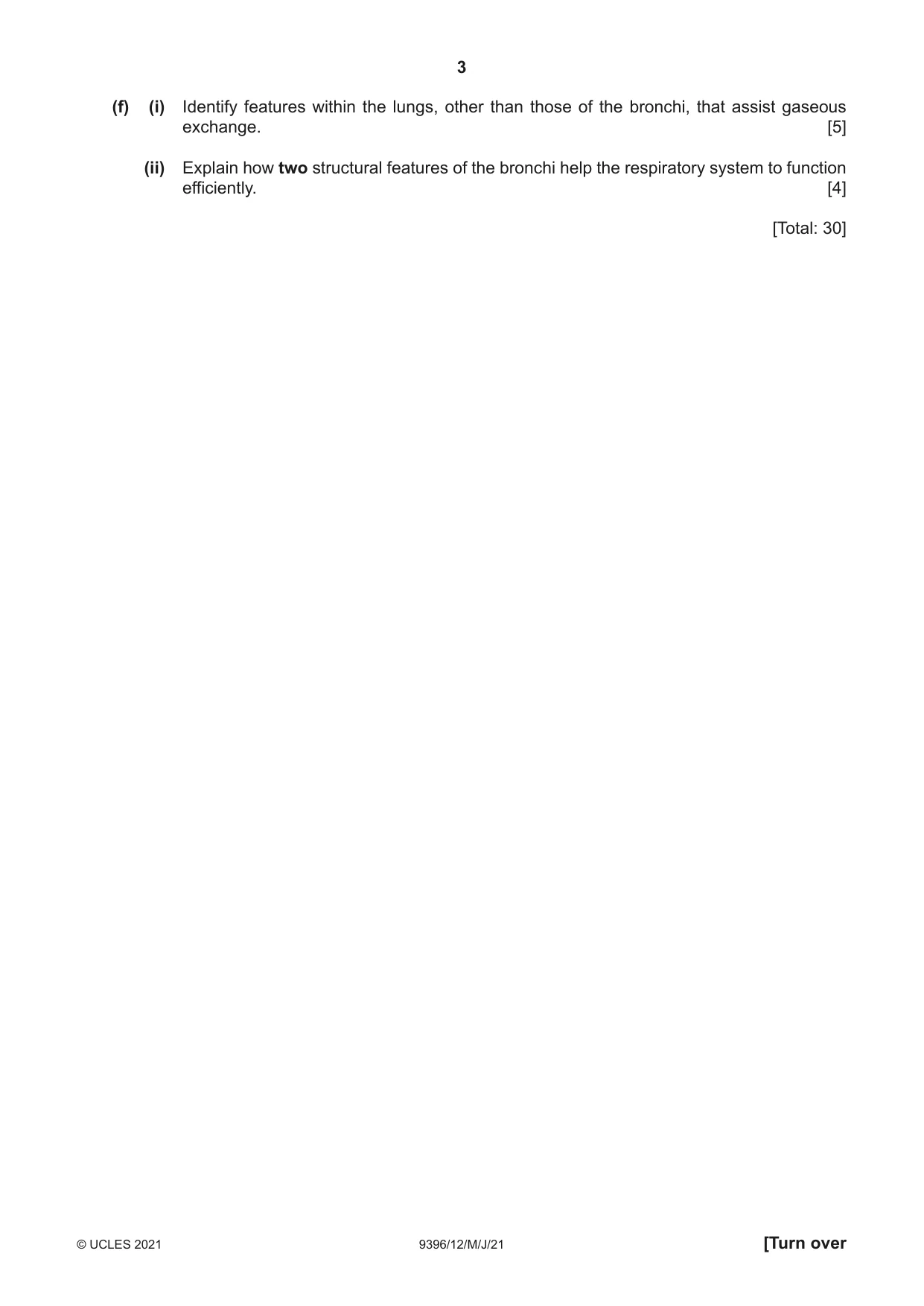 Cambridge A Level Physical Education 9396 2021 May/June Paper 1 · Variant 2 question paper, page 3 of 8