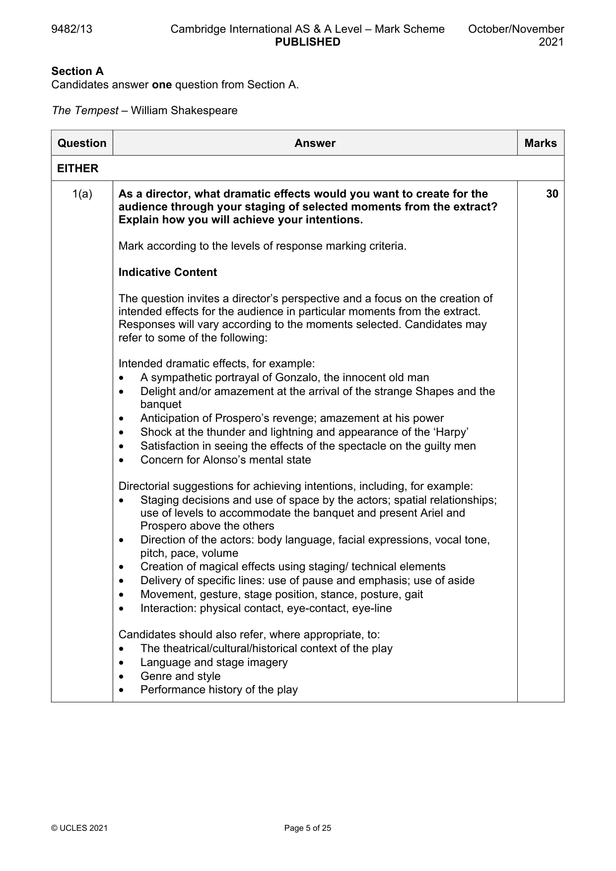 Mark scheme, page 5 of 25