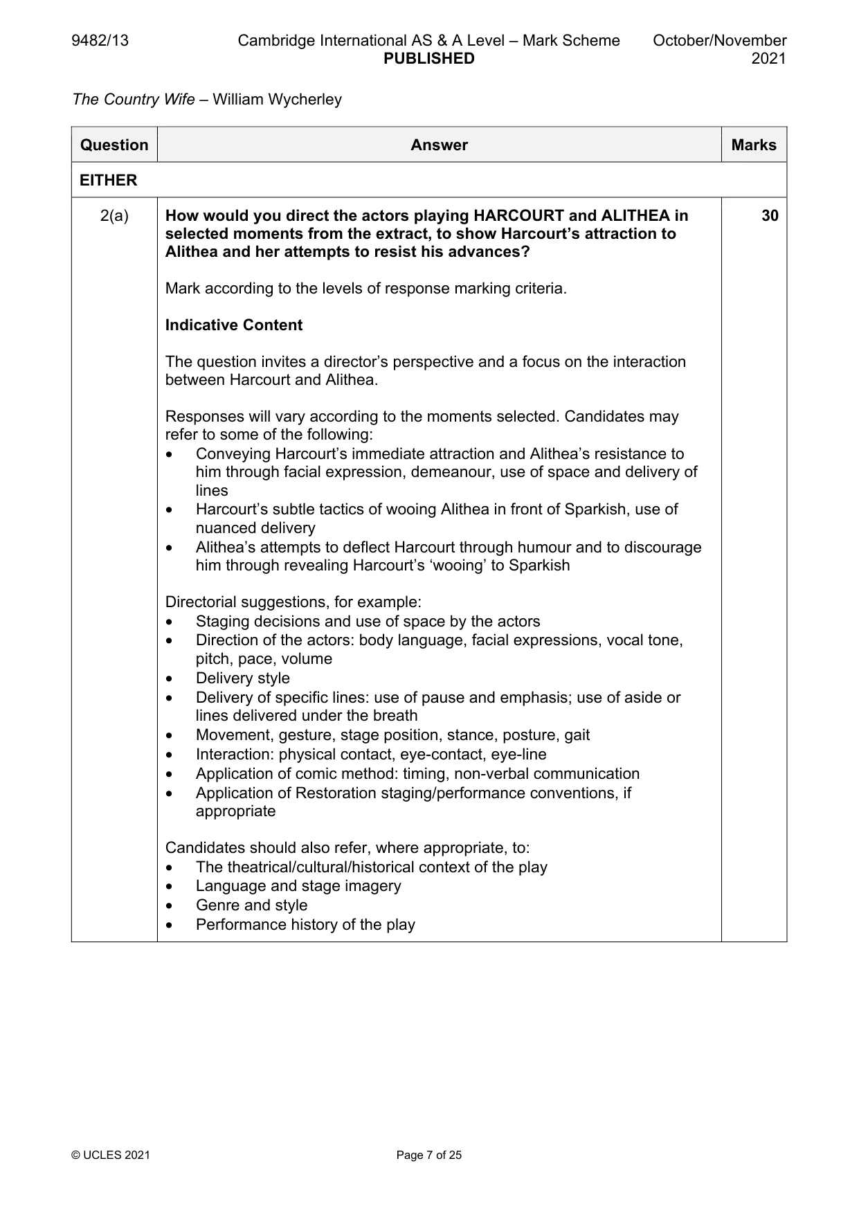Mark scheme, page 7 of 25