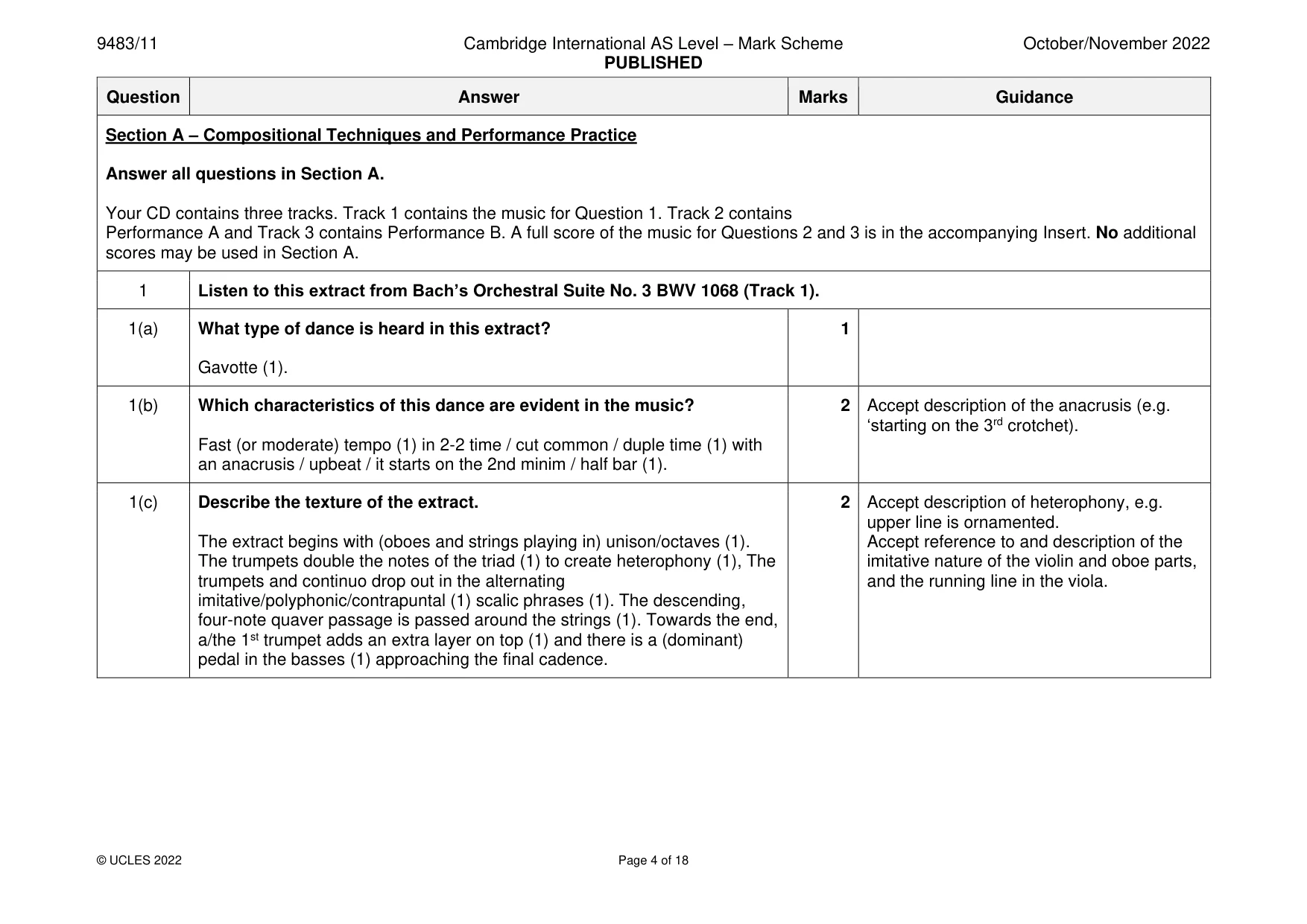 Mark scheme, page 4 of 18