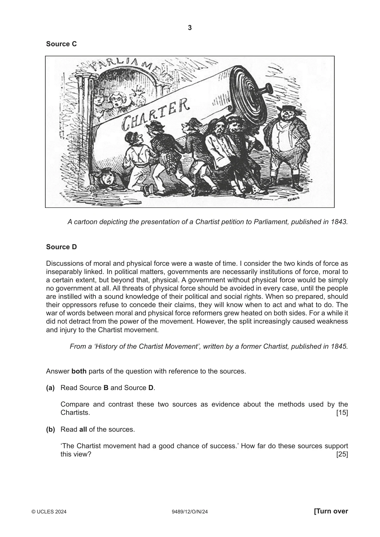 Cambridge A Level History 9489 2024 Oct/Nov Paper 1 · Variant 2 question paper, page 3 of 8