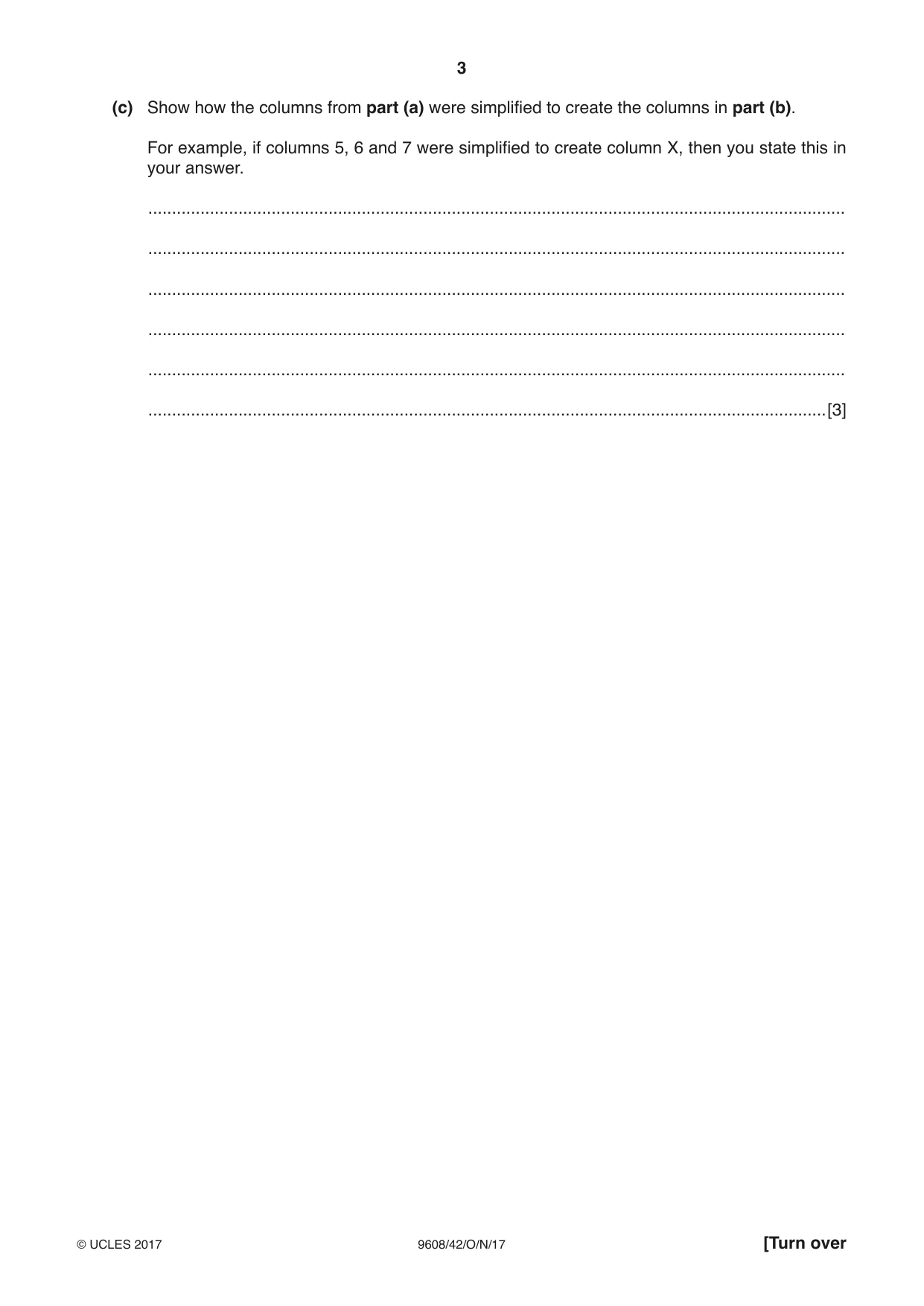 Cambridge A Level Computer Science 9608 2017 Oct/Nov Paper 4 · Variant 2 question paper, page 3 of 16