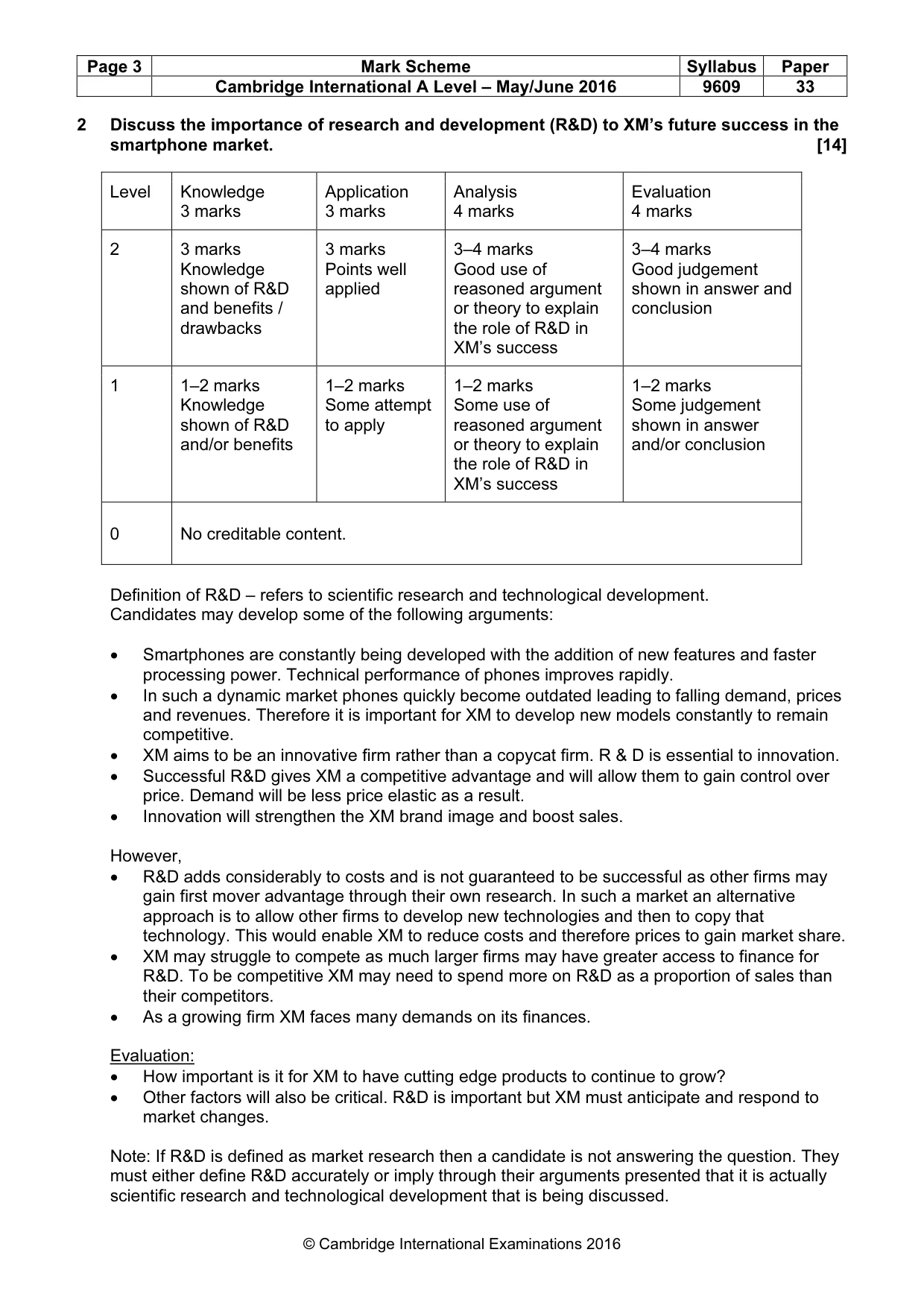 Mark scheme, page 3 of 12