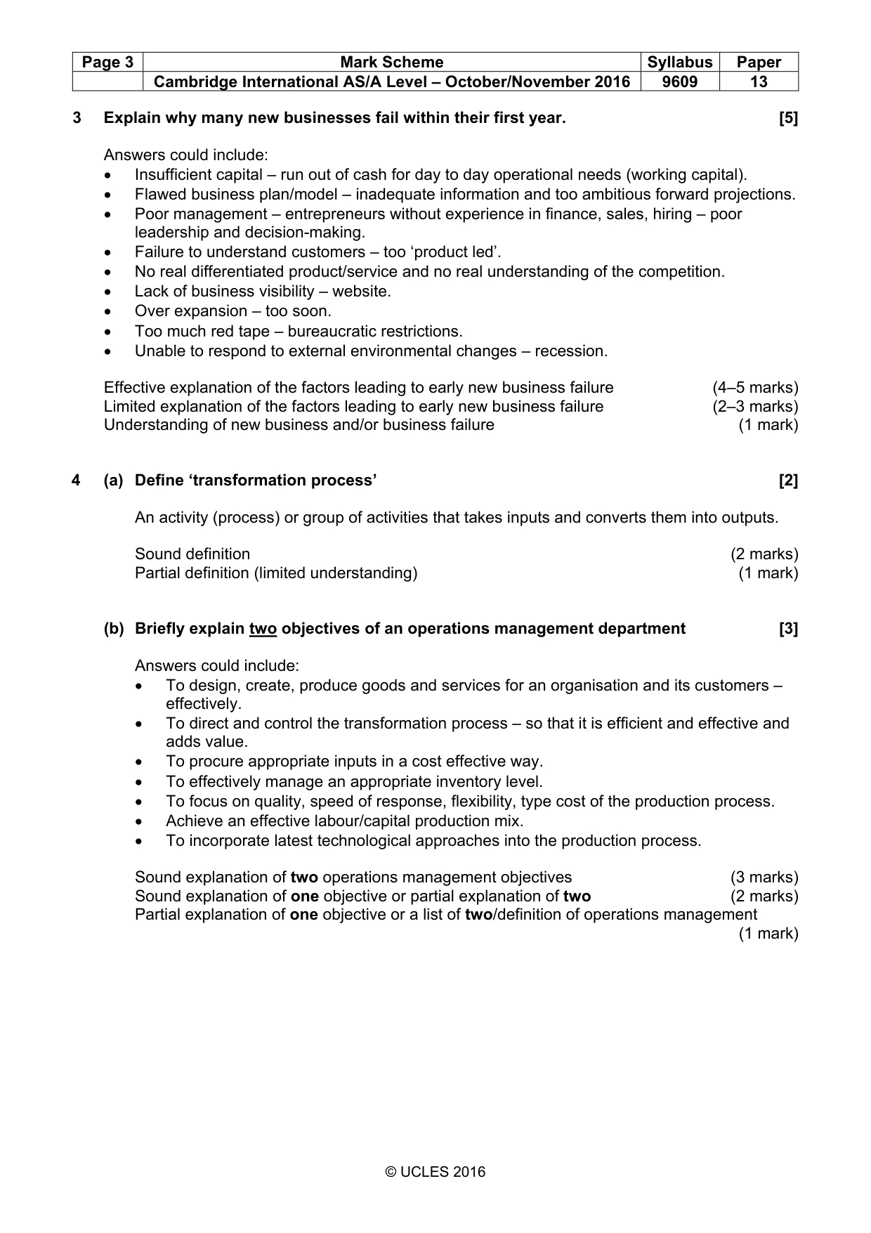 Mark scheme, page 3 of 7