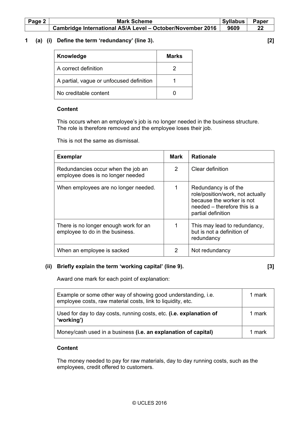 Mark scheme, page 2 of 13