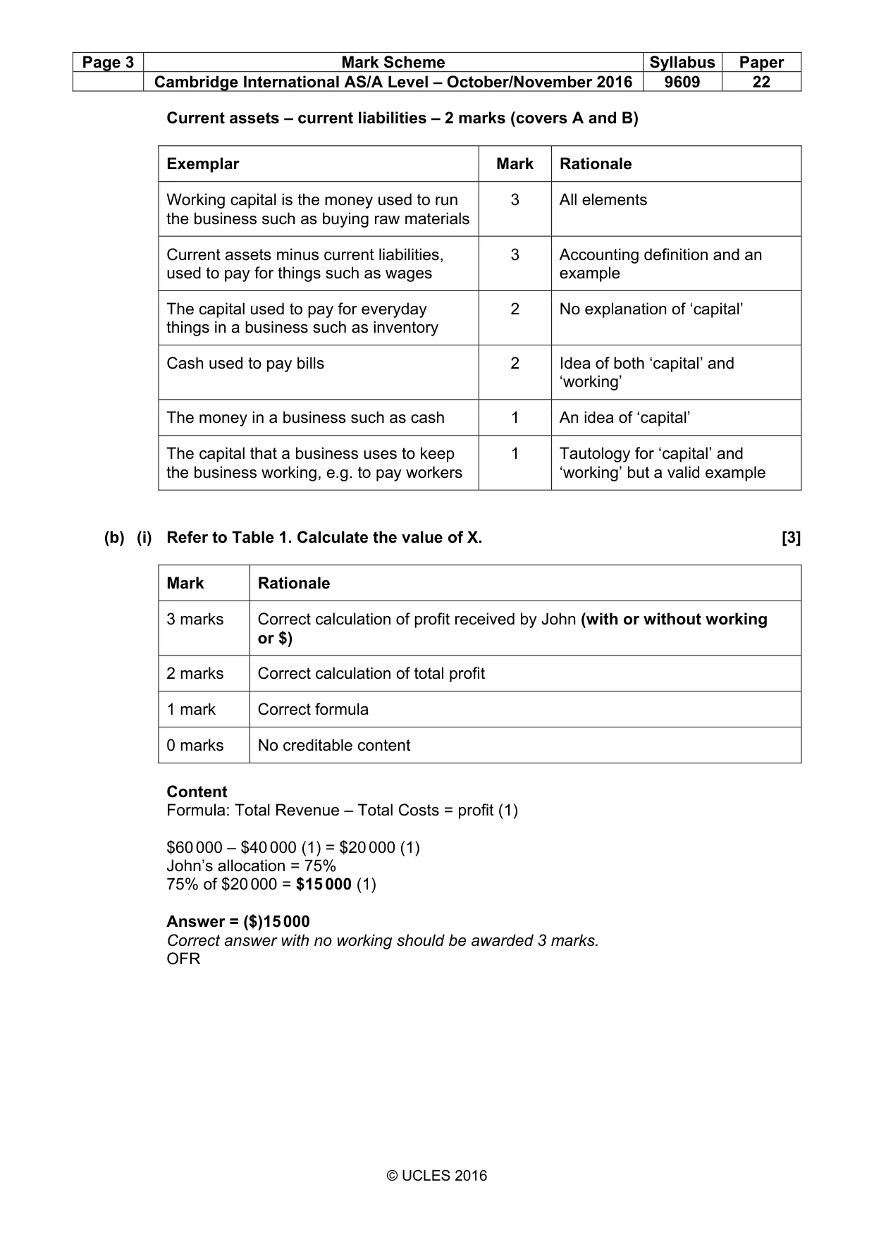 Mark scheme, page 3 of 13