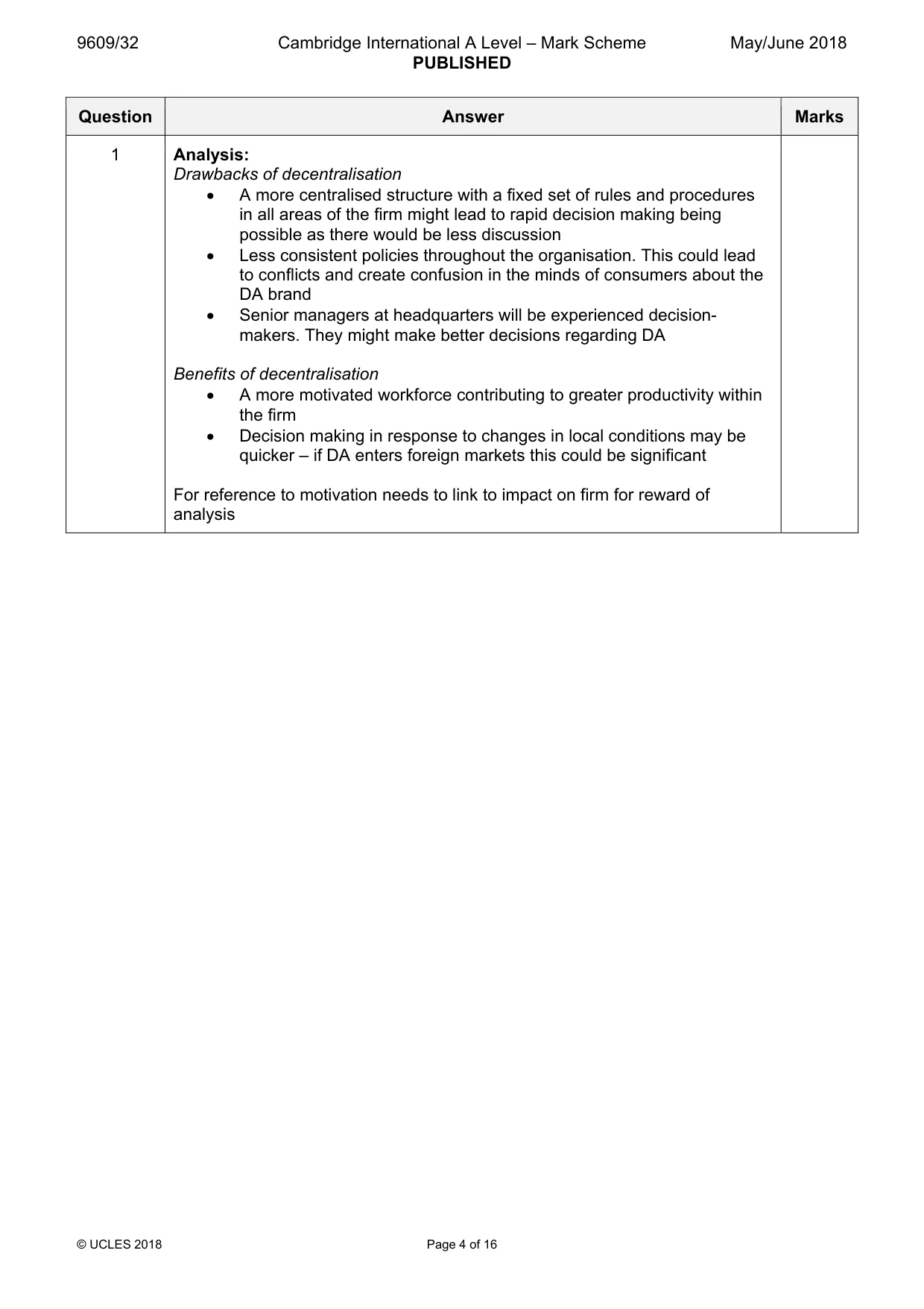 Mark scheme, page 4 of 16