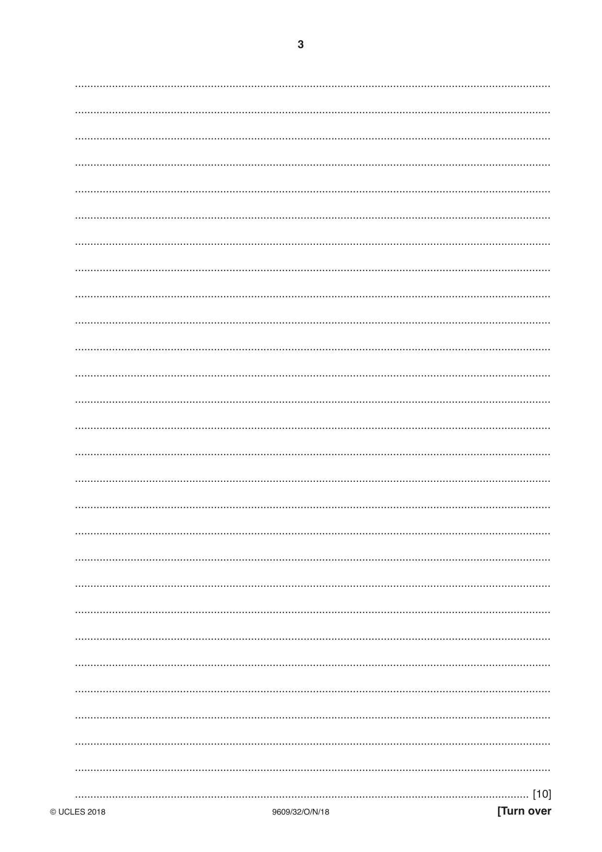 Cambridge A Level Business (for first examination in 2016) 9609 2018 Oct/Nov Paper 3 · Variant 2 question paper, page 3 of 20
