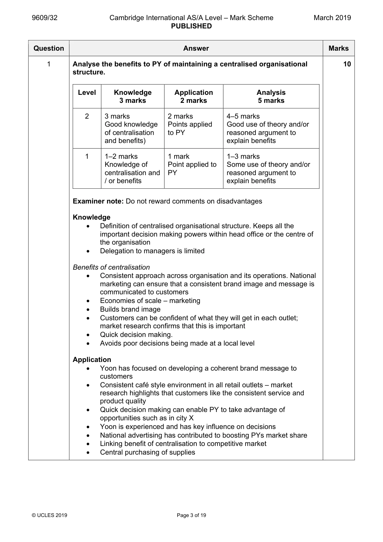 Mark scheme, page 3 of 19