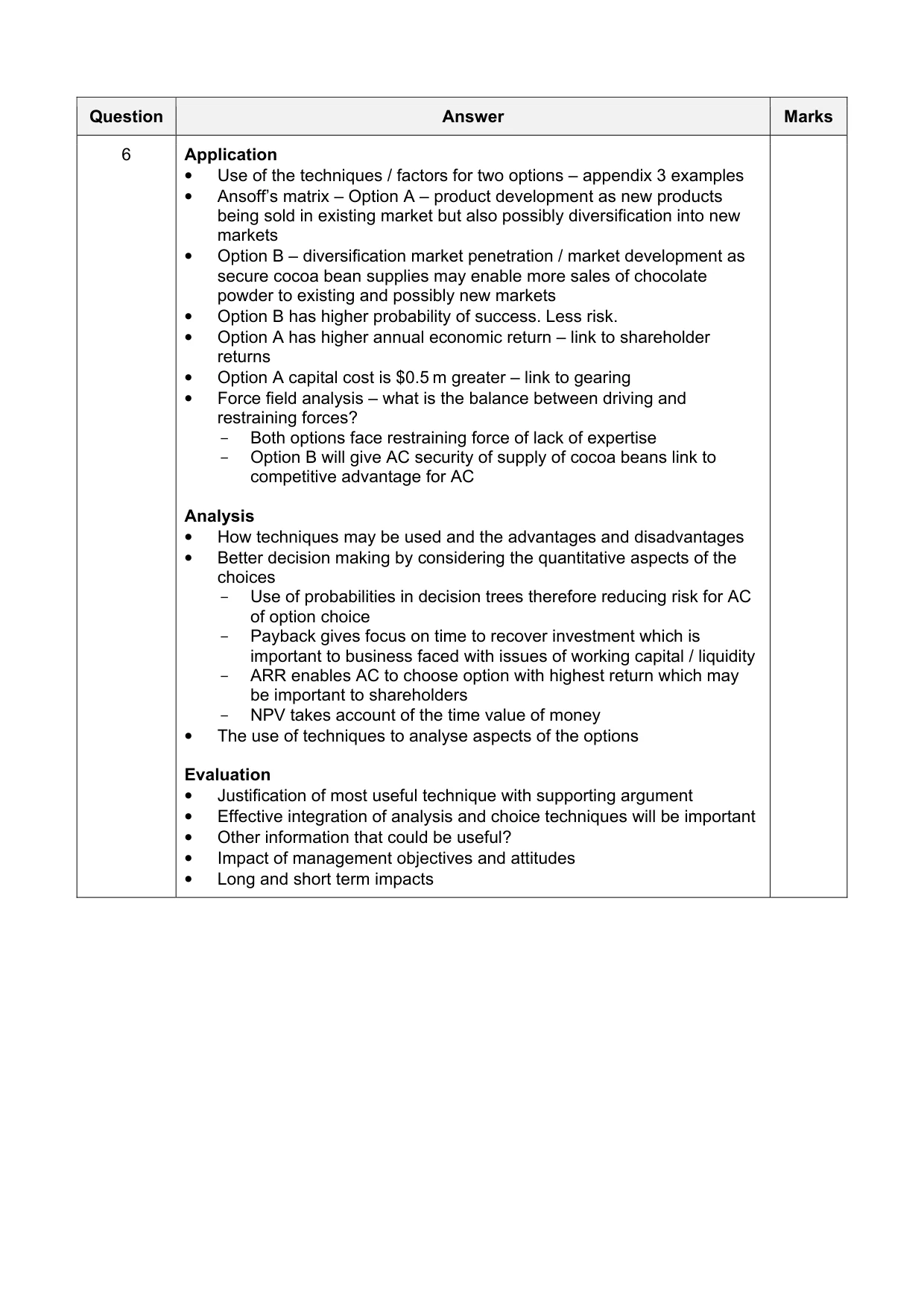 Mark scheme, page 18 of 19