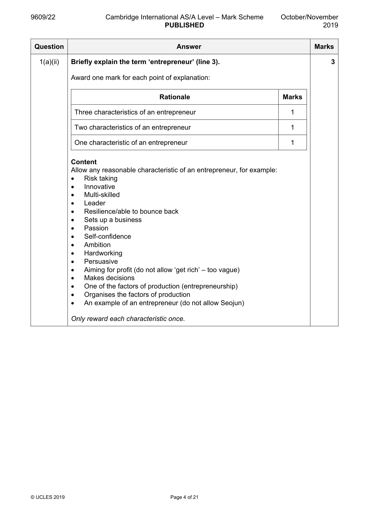 Mark scheme, page 4 of 21