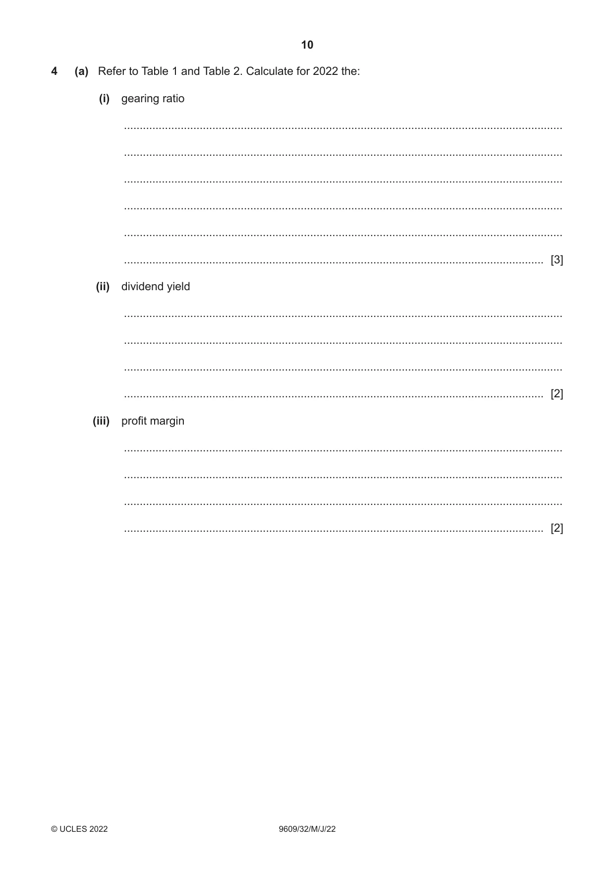 Cambridge A Level Business (for first examination in 2016) 9609 2022 May/June Paper 3 · Variant 2 question paper, page 10 of 20