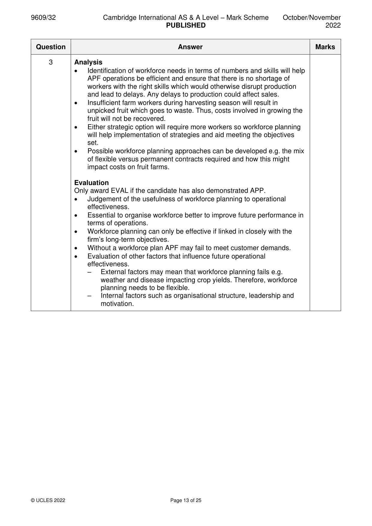 Mark scheme, page 13 of 25