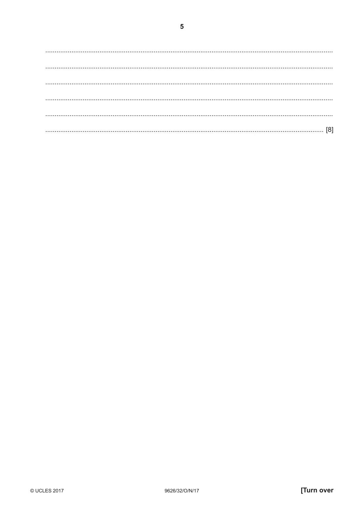 Cambridge A Level Information Technology (from 2017) 9626 2017 Oct/Nov Paper 3 · Variant 2 question paper, page 5 of 16