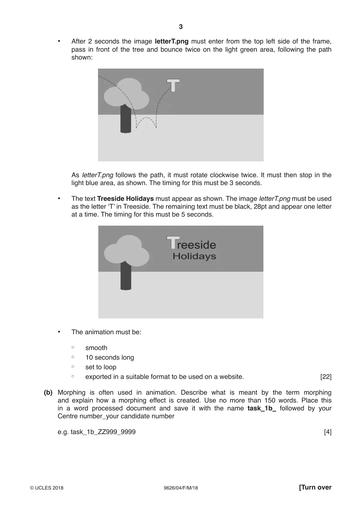 Cambridge A Level Information Technology (from 2017) 9626 2018 Feb/March Paper 4 · Variant 0 question paper, page 3 of 8