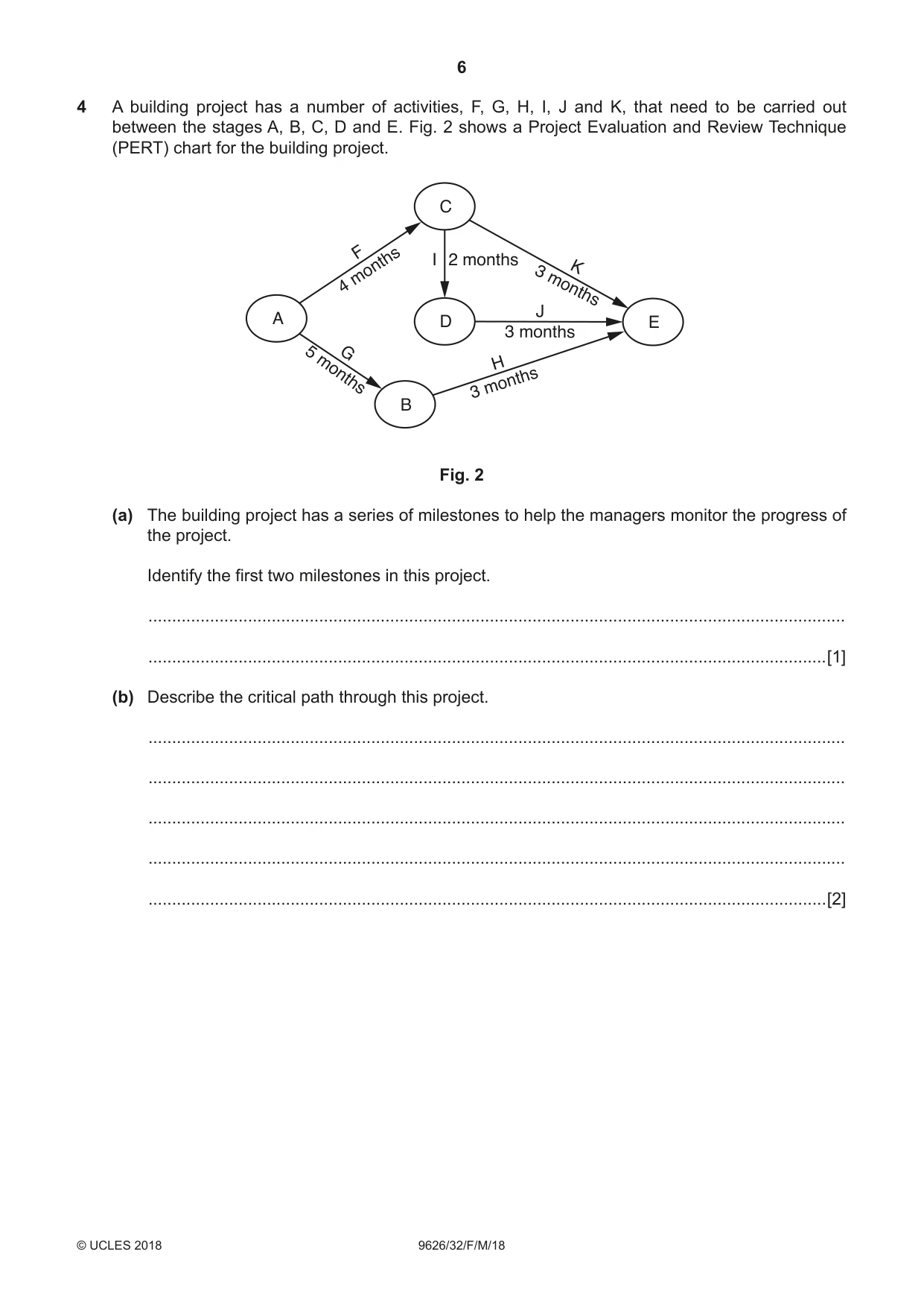 Cambridge A Level Information Technology (from 2017) 9626 2018 Feb/March Paper 3 · Variant 2 question paper, page 6 of 20