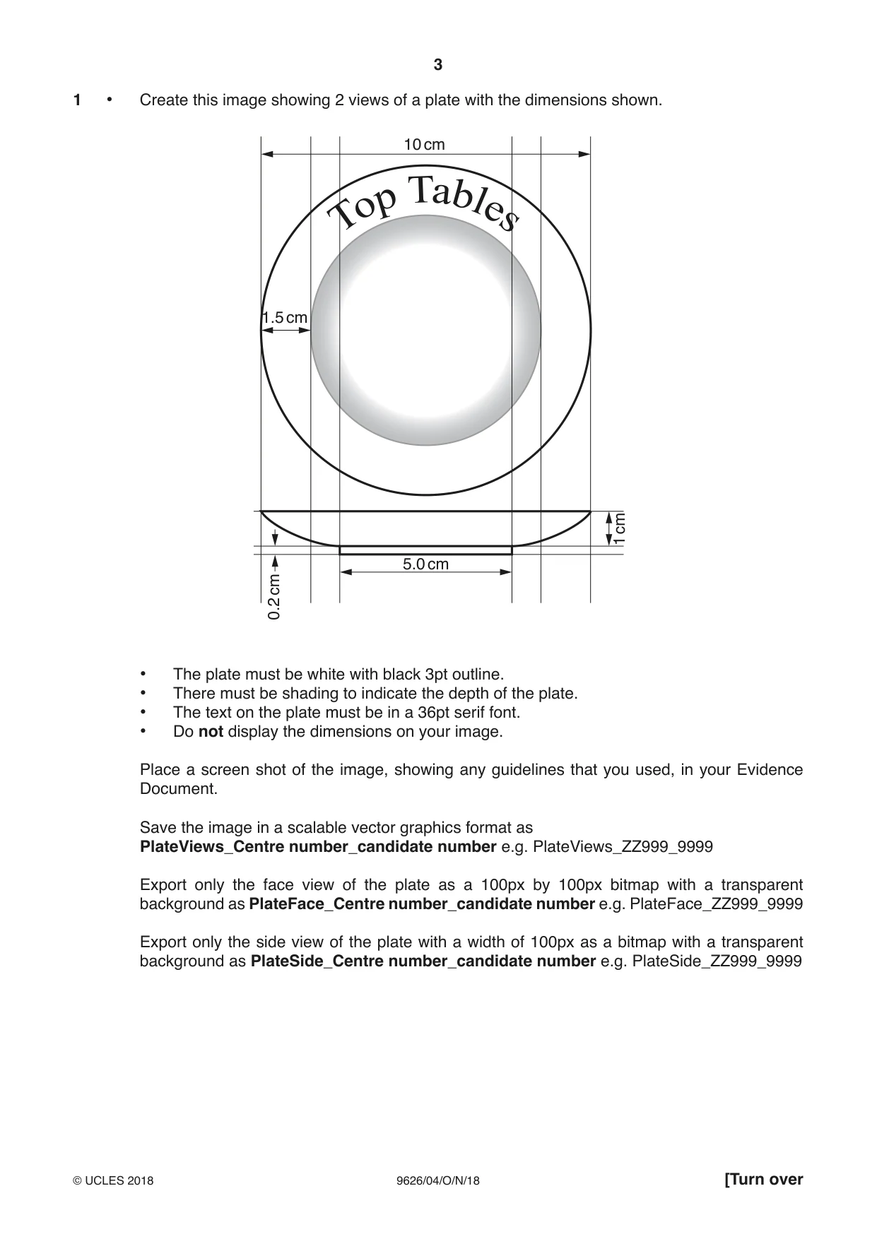 Cambridge A Level Information Technology (from 2017) 9626 2018 Oct/Nov Paper 4 · Variant 0 question paper, page 3 of 8