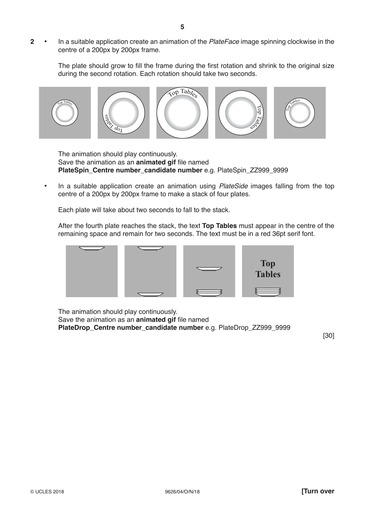 Cambridge A Level Information Technology (from 2017) 9626 2018 Oct/Nov Paper 4 · Variant 0 question paper, page 5 of 8