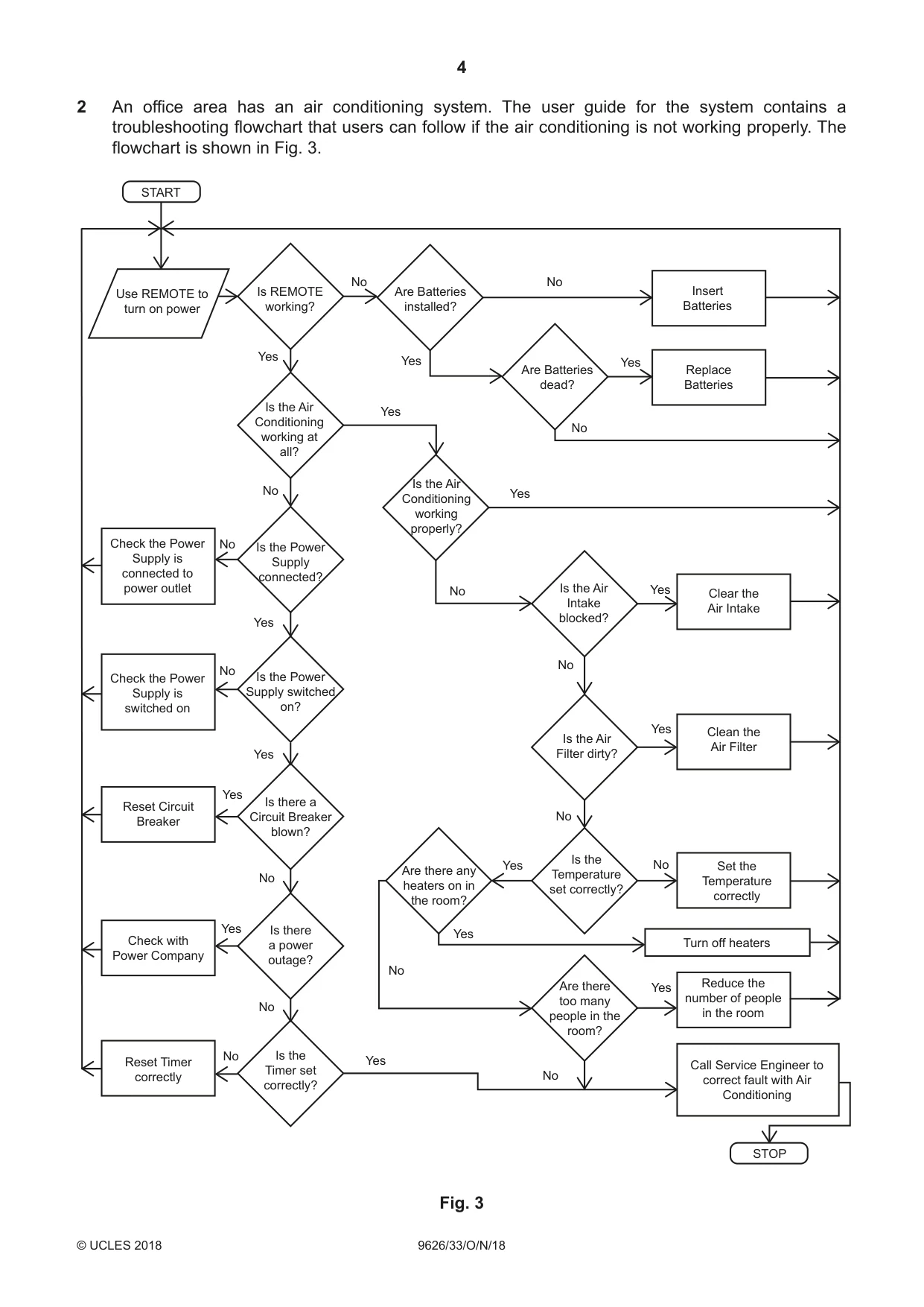 Cambridge A Level Information Technology (from 2017) 9626 2018 Oct/Nov Paper 3 · Variant 3 question paper, page 4 of 20