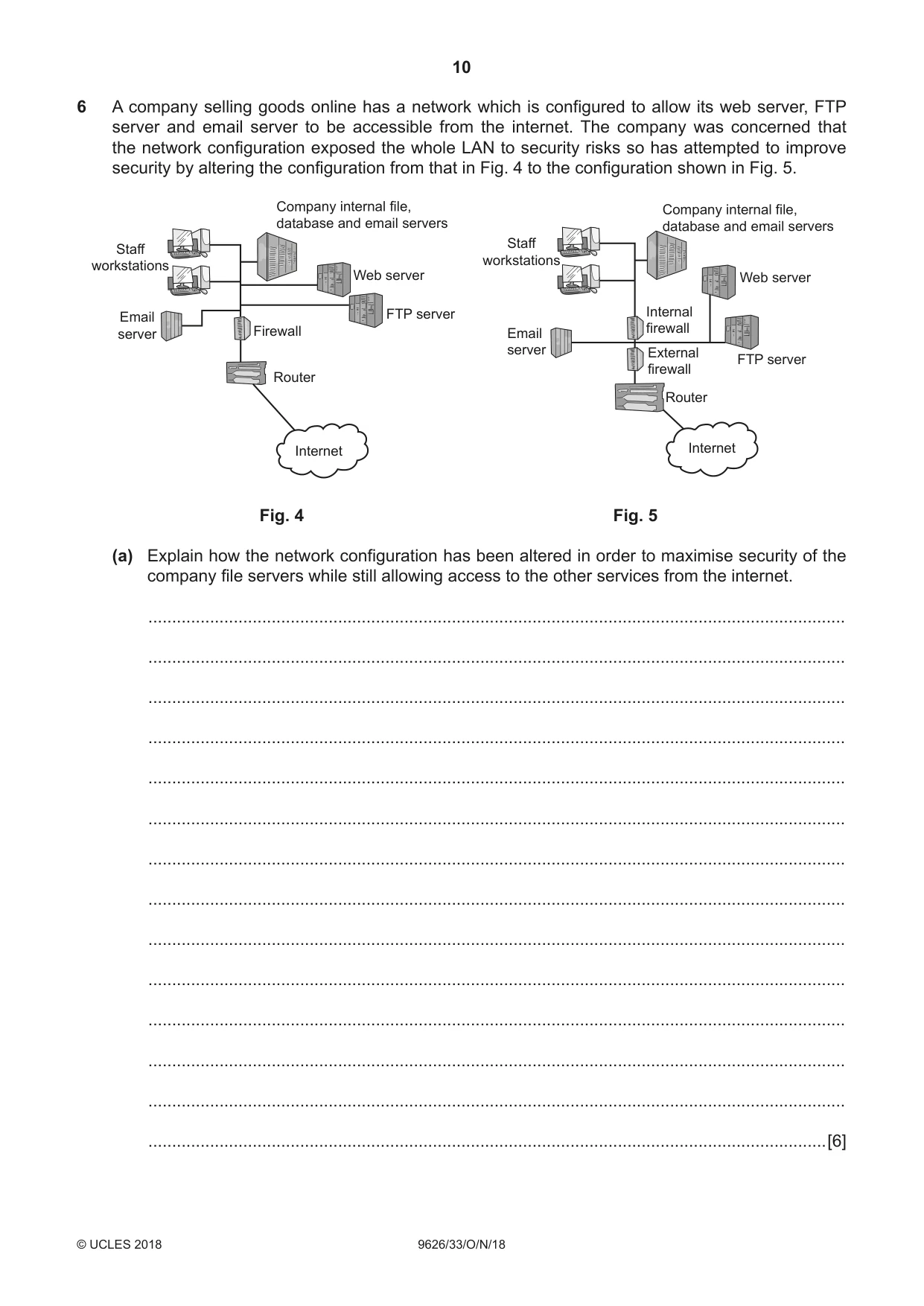 Cambridge A Level Information Technology (from 2017) 9626 2018 Oct/Nov Paper 3 · Variant 3 question paper, page 10 of 20
