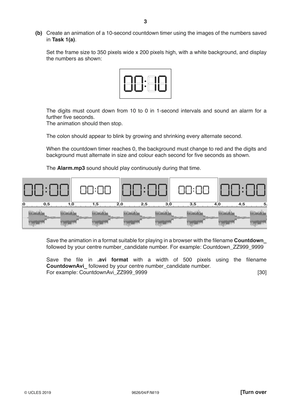 Cambridge A Level Information Technology (from 2017) 9626 2019 Feb/March Paper 4 · Variant 0 question paper, page 3 of 8