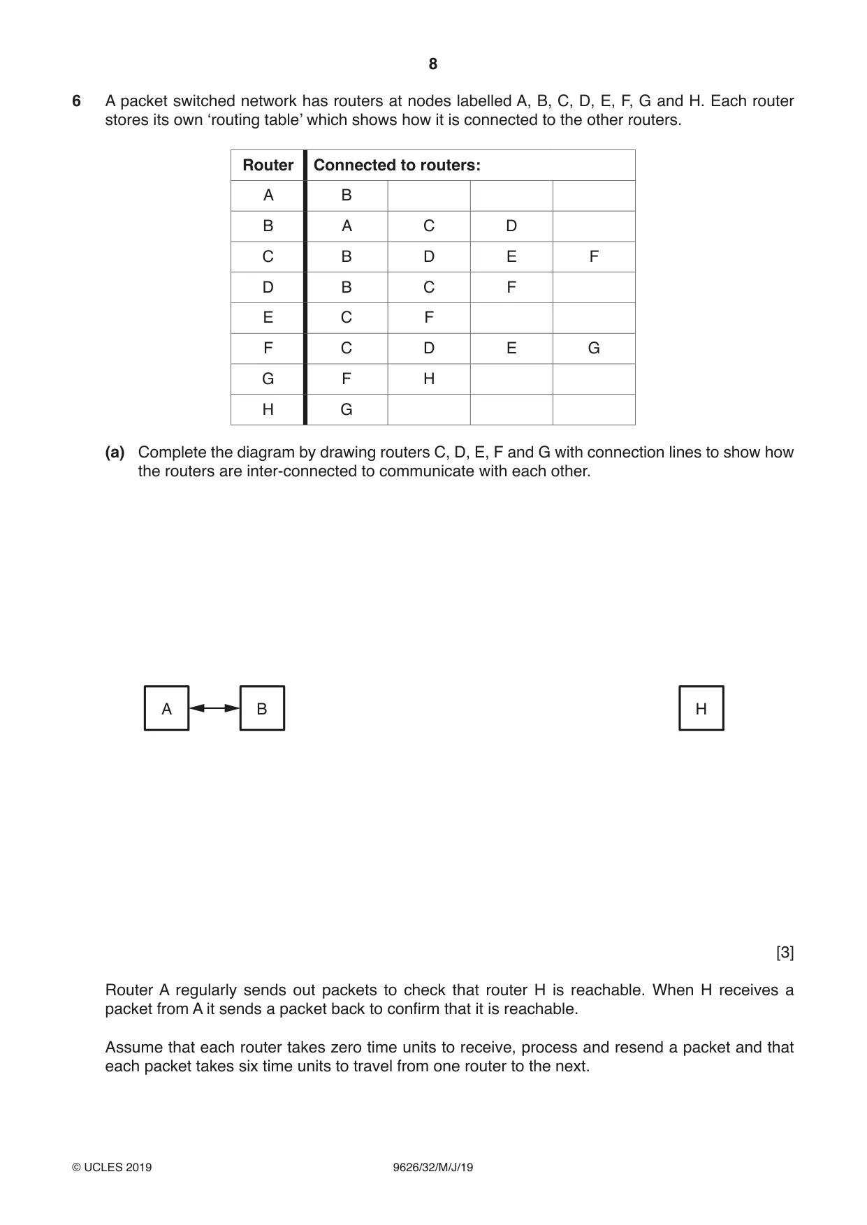 Cambridge A Level Information Technology (from 2017) 9626 2019 May/June Paper 3 · Variant 2 question paper, page 8 of 20
