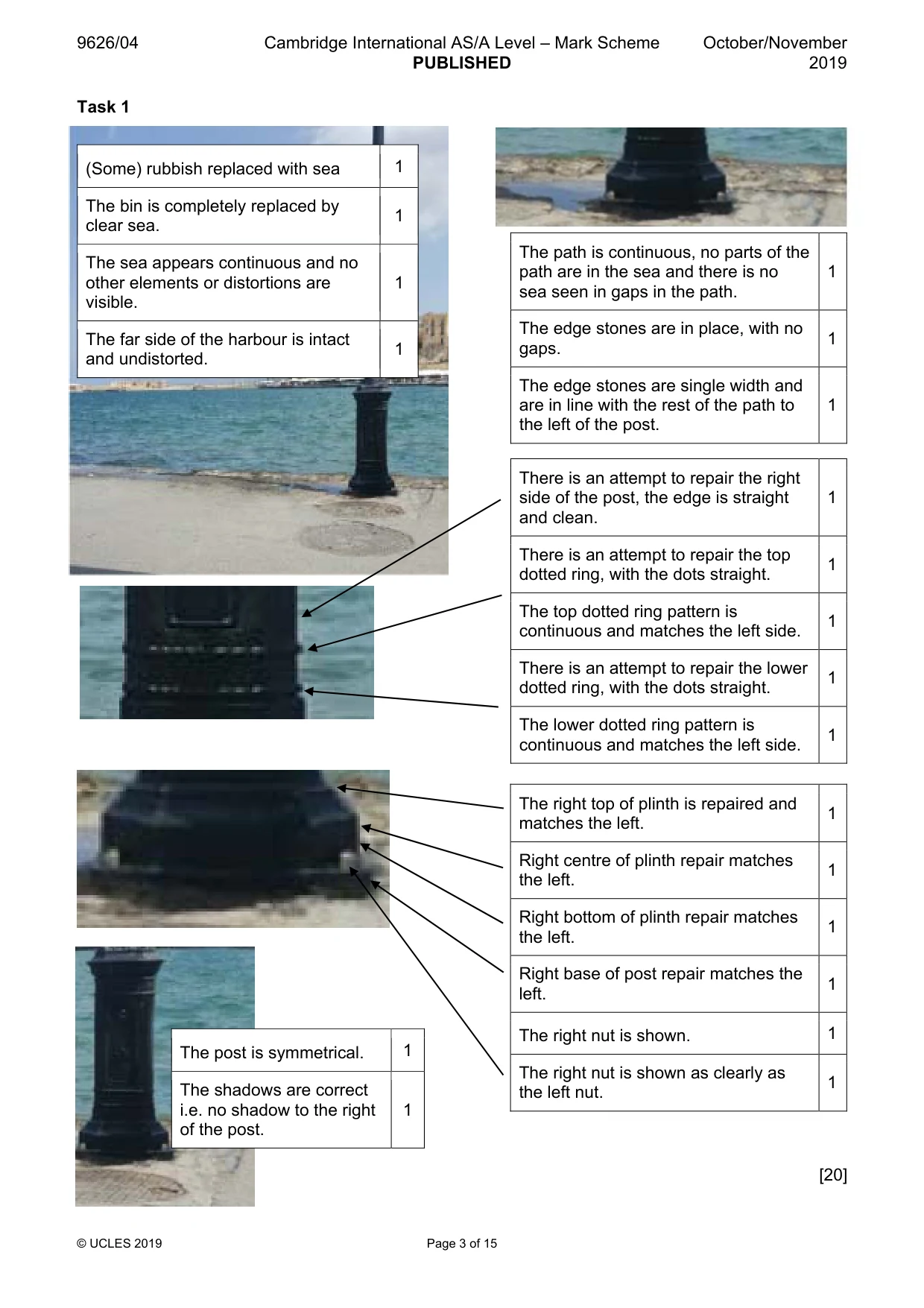 Mark scheme, page 3 of 15