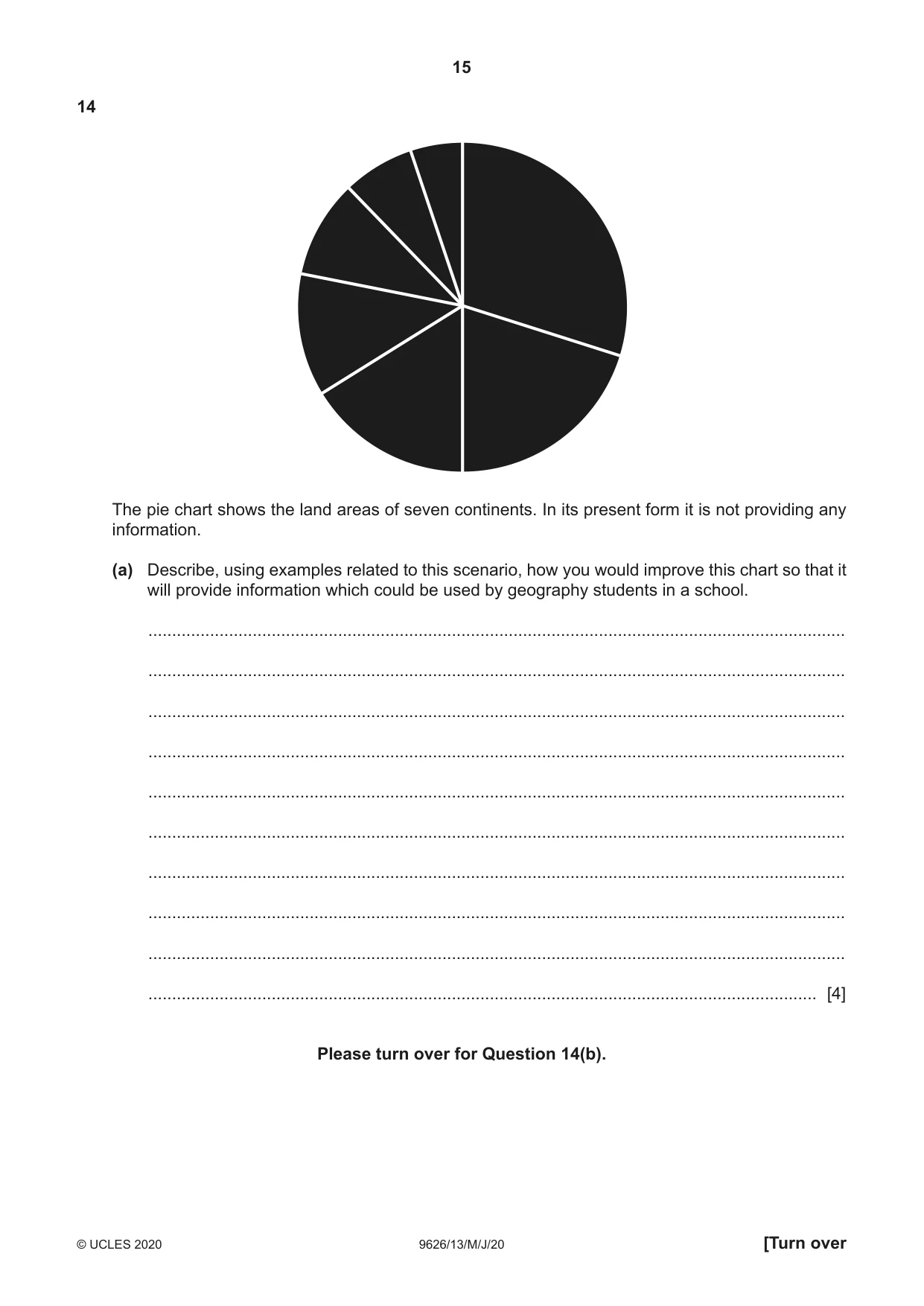 Cambridge A Level Information Technology (from 2017) 9626 2020 May/June Paper 1 · Variant 3 question paper, page 15 of 16