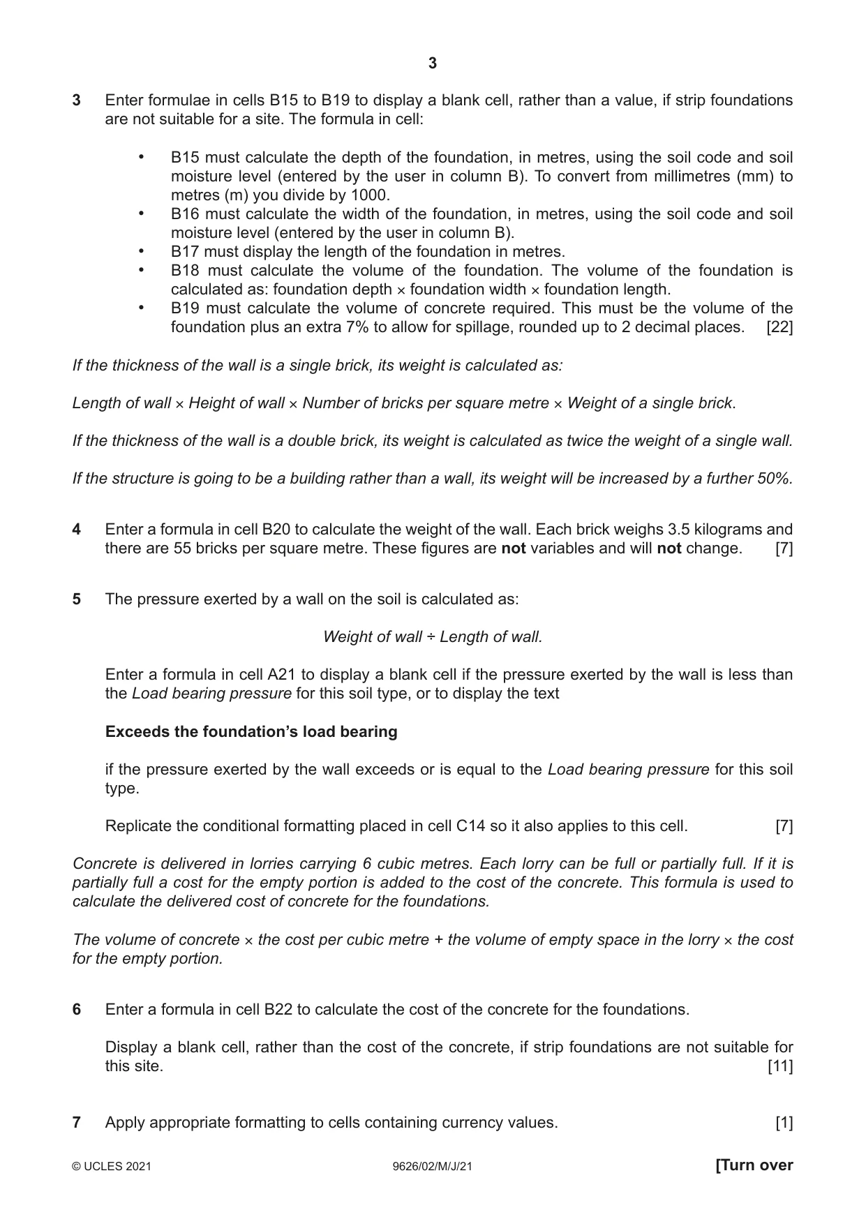 Cambridge A Level Information Technology (from 2017) 9626 2021 May/June Paper 2 · Variant 0 question paper, page 3 of 4