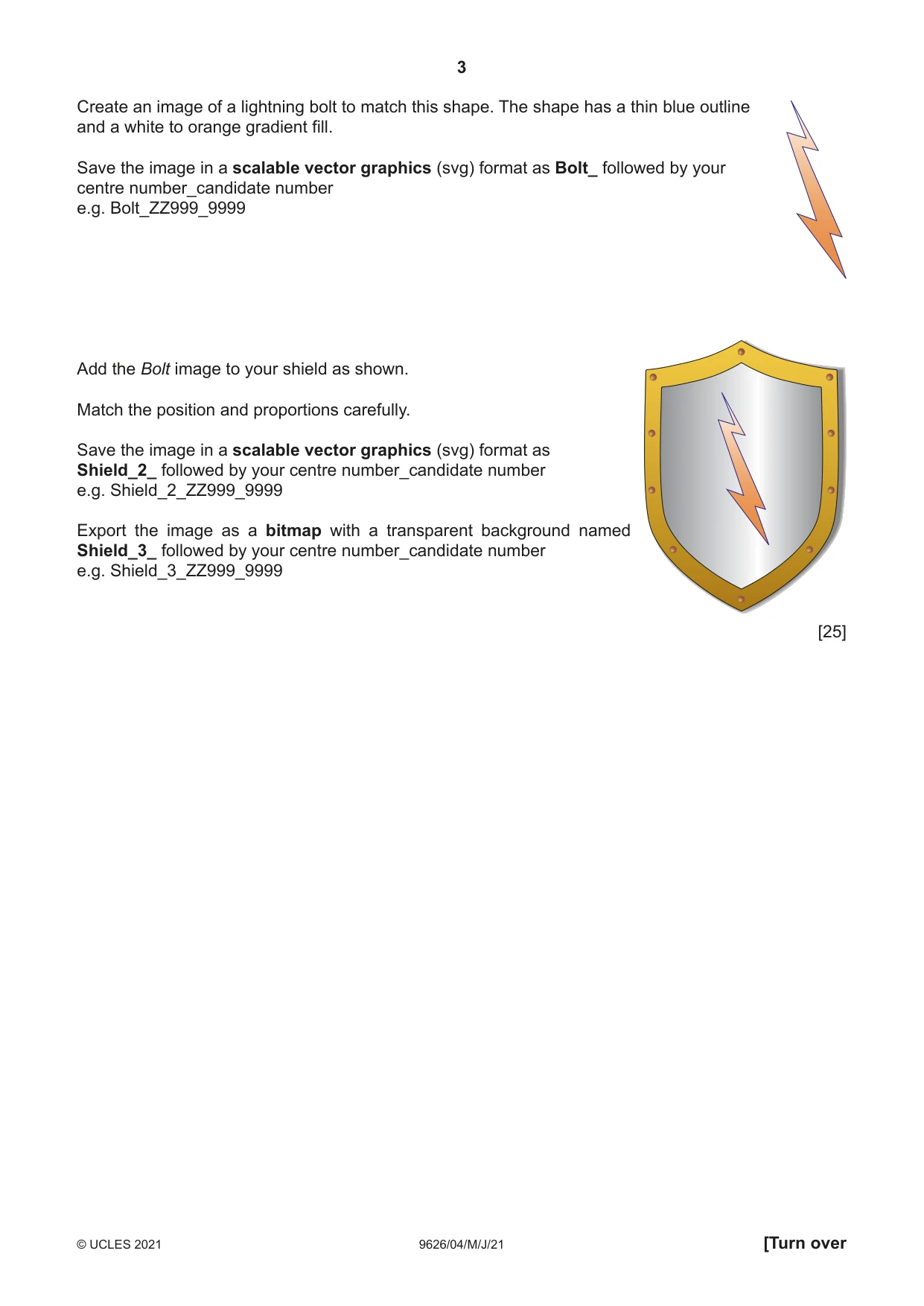Cambridge A Level Information Technology (from 2017) 9626 2021 May/June Paper 4 · Variant 0 question paper, page 3 of 8