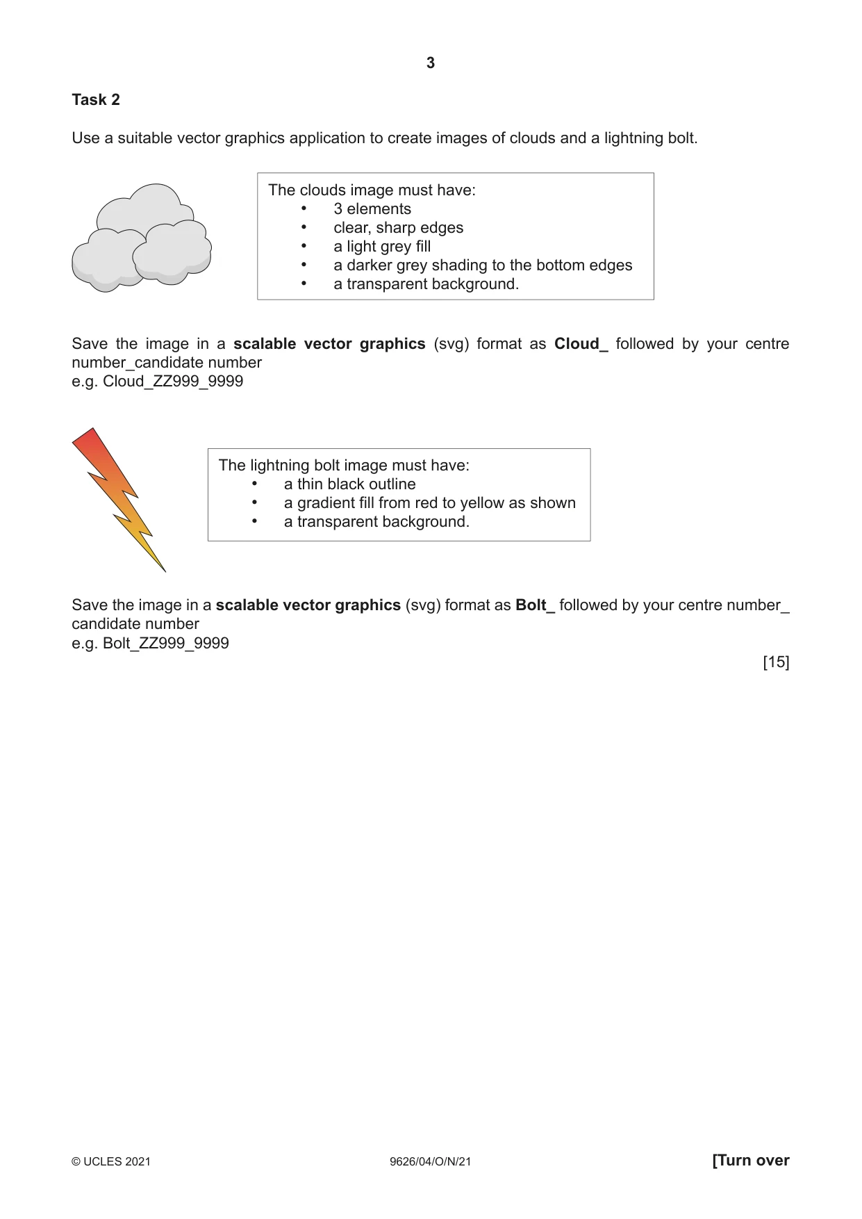 Cambridge A Level Information Technology (from 2017) 9626 2021 Oct/Nov Paper 4 · Variant 0 question paper, page 3 of 8