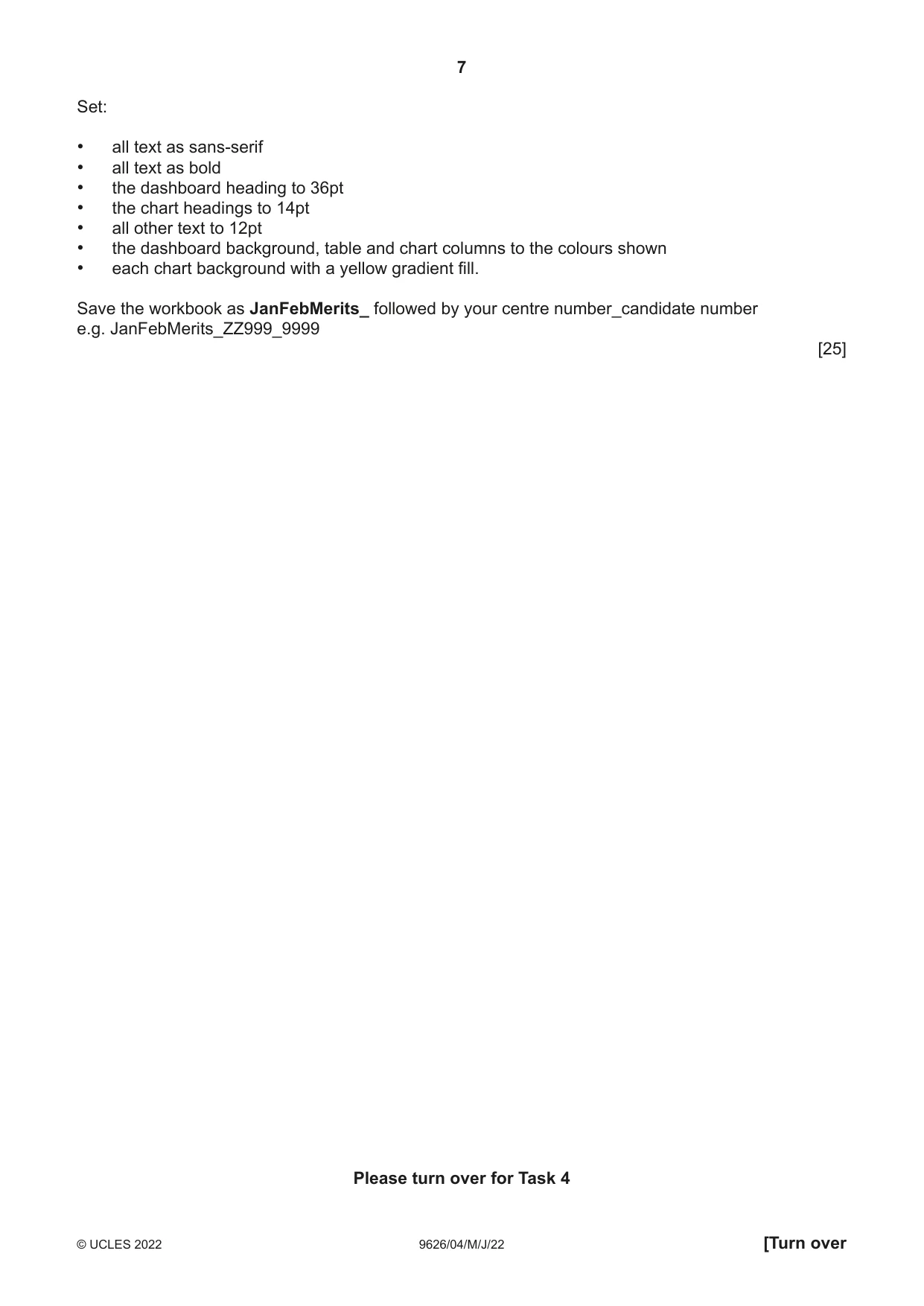Cambridge A Level Information Technology (from 2017) 9626 2022 May/June Paper 4 · Variant 0 question paper, page 7 of 8