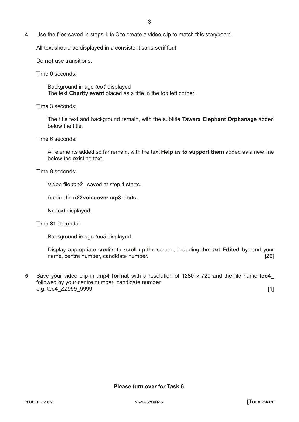 Cambridge A Level Information Technology (from 2017) 9626 2022 Oct/Nov Paper 2 · Variant 0 question paper, page 3 of 4