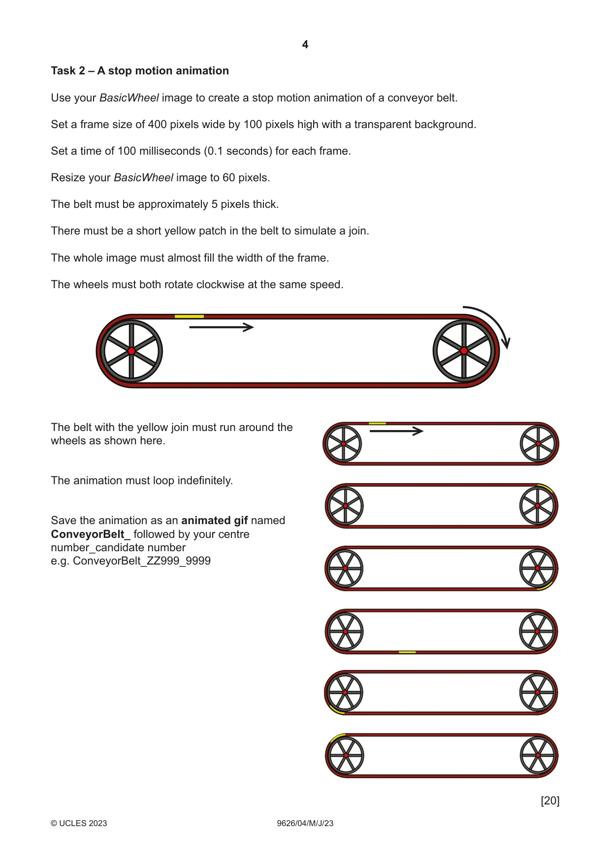 Cambridge A Level Information Technology (from 2017) 9626 2023 May/June Paper 4 · Variant 0 question paper, page 4 of 8