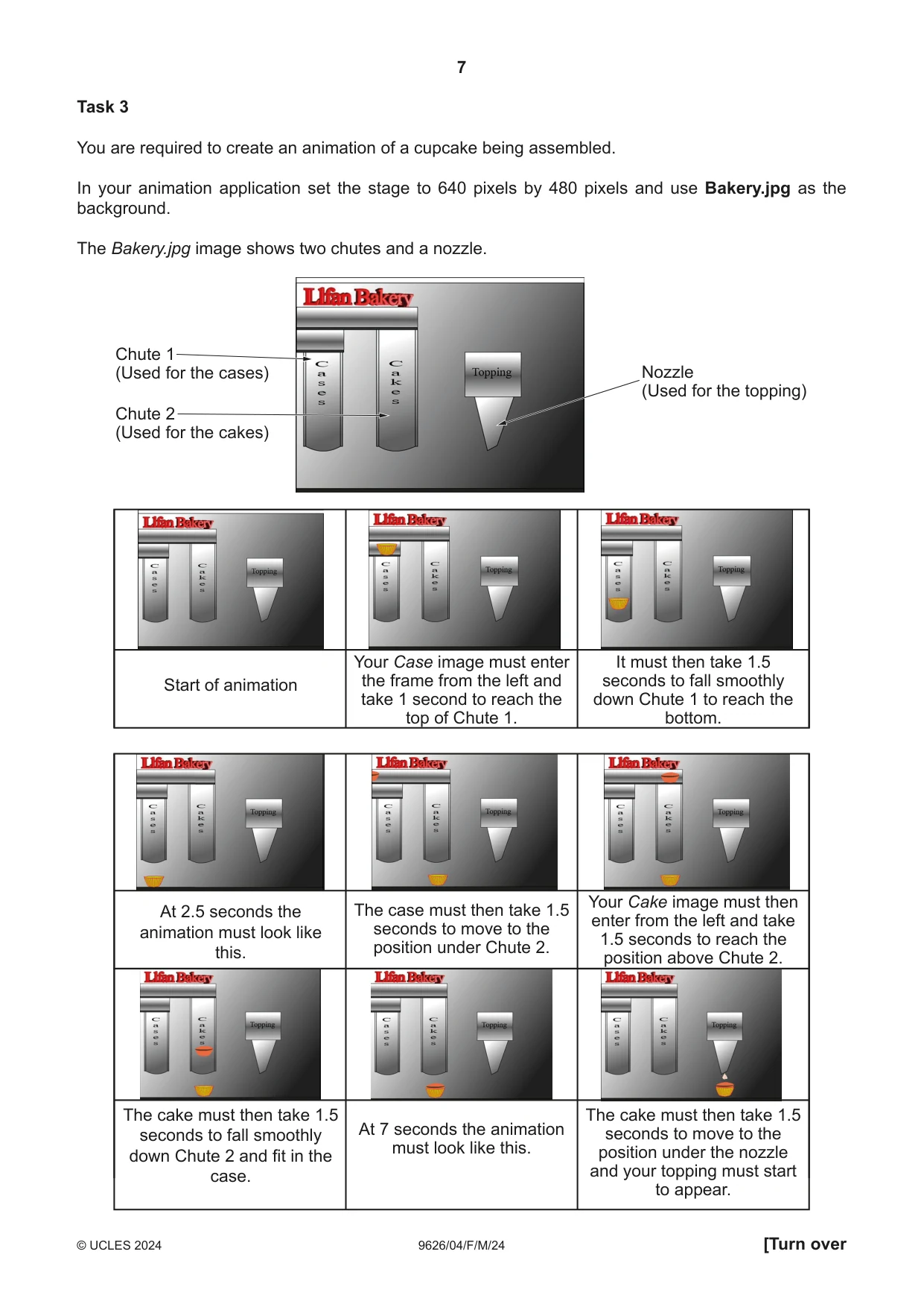 Cambridge A Level Information Technology (from 2017) 9626 2024 Feb/March Paper 4 · Variant 0 question paper, page 7 of 12