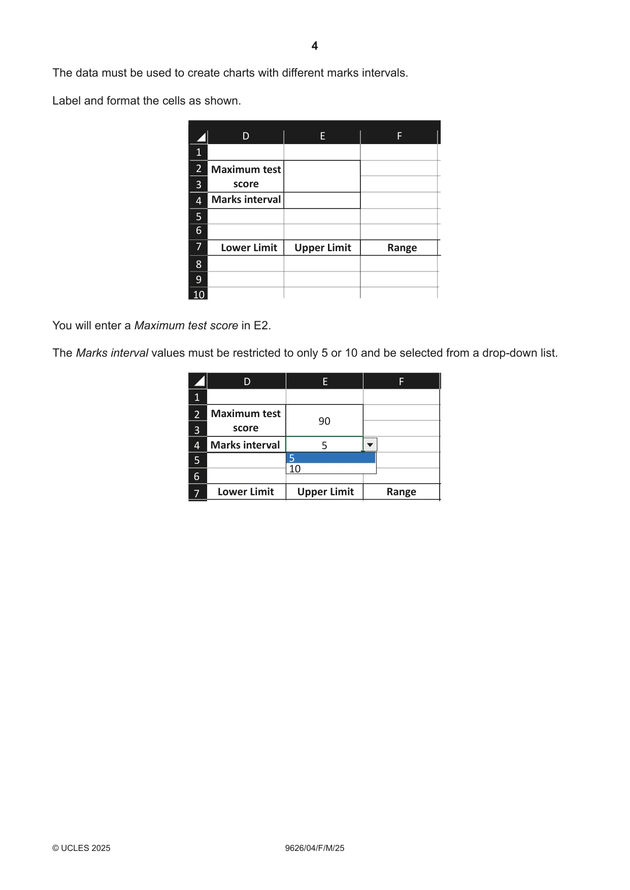 Cambridge A Level Information Technology (from 2017) 9626 2025 Feb/March Paper 4 · Variant 0 question paper, page 4 of 12