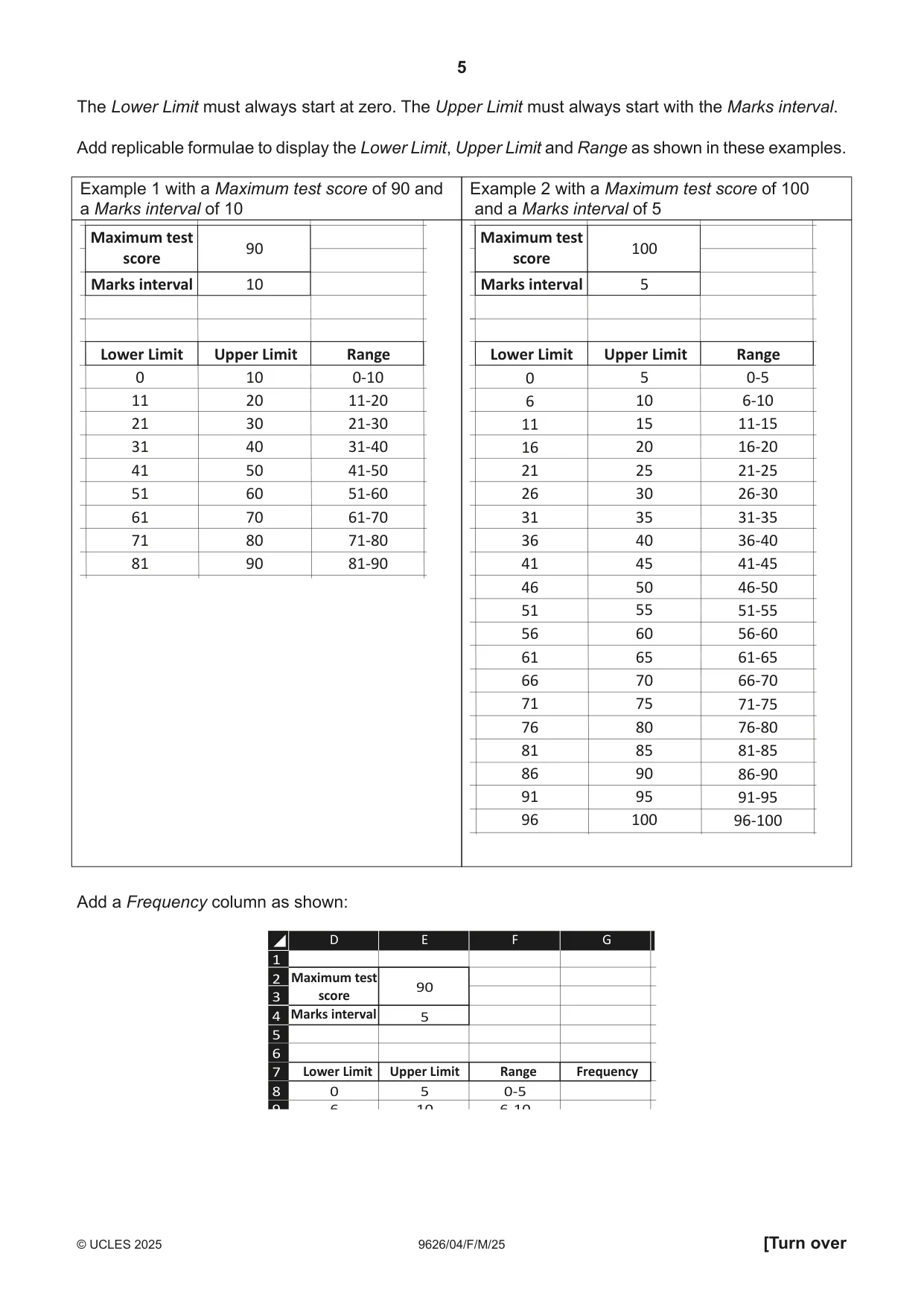 Cambridge A Level Information Technology (from 2017) 9626 2025 Feb/March Paper 4 · Variant 0 question paper, page 5 of 12