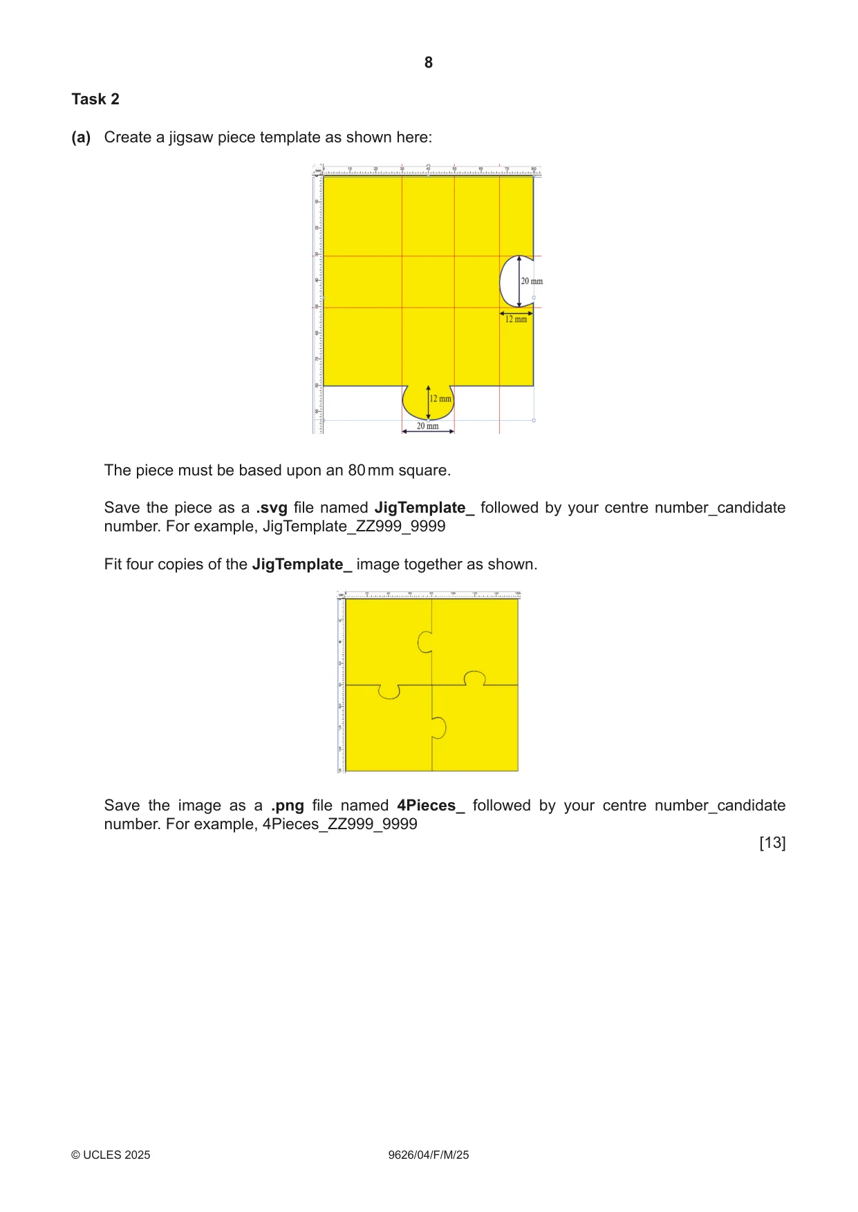 Cambridge A Level Information Technology (from 2017) 9626 2025 Feb/March Paper 4 · Variant 0 question paper, page 8 of 12