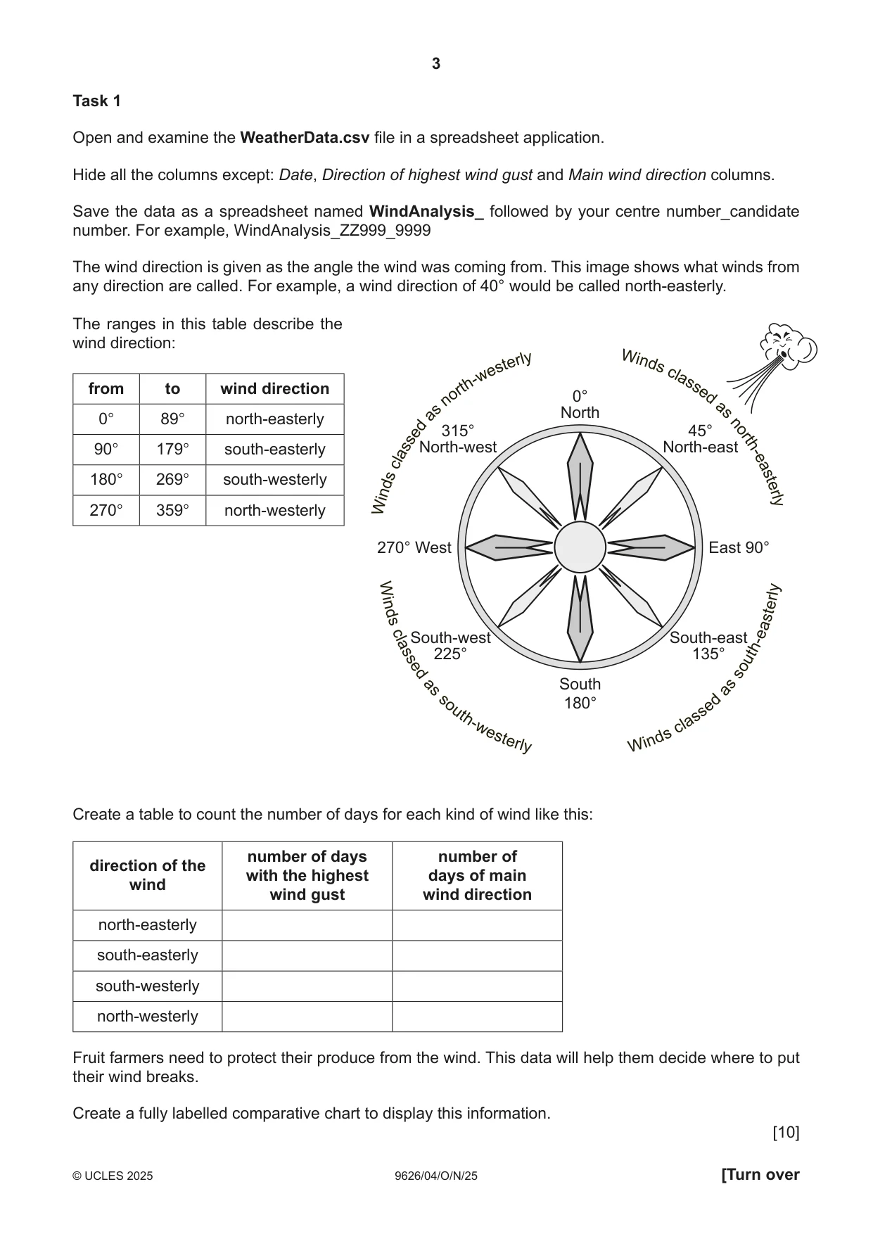 Cambridge A Level Information Technology (from 2017) 9626 2025 Oct/Nov Paper 4 · Variant 0 question paper, page 3 of 8