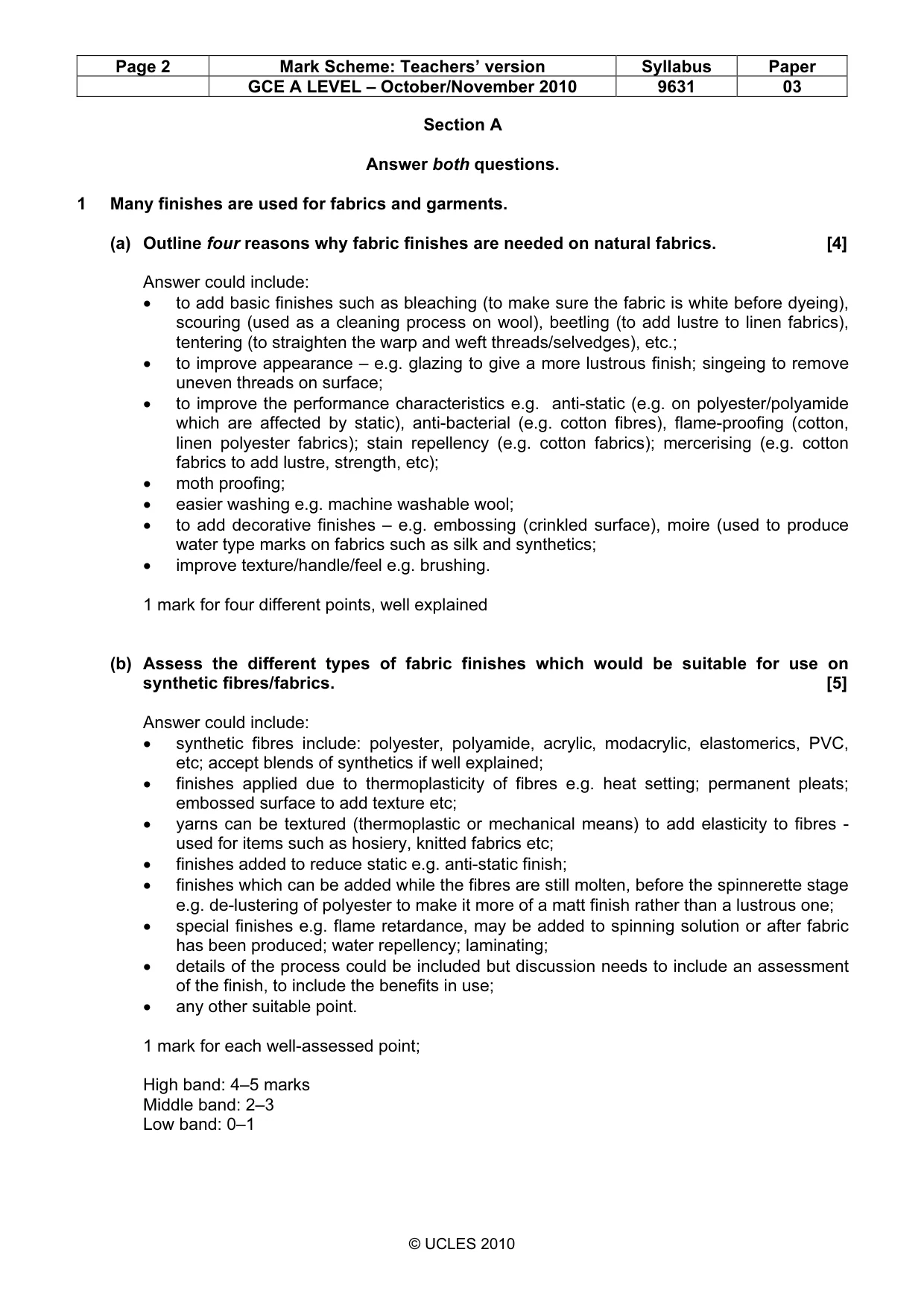 Mark scheme, page 2 of 12