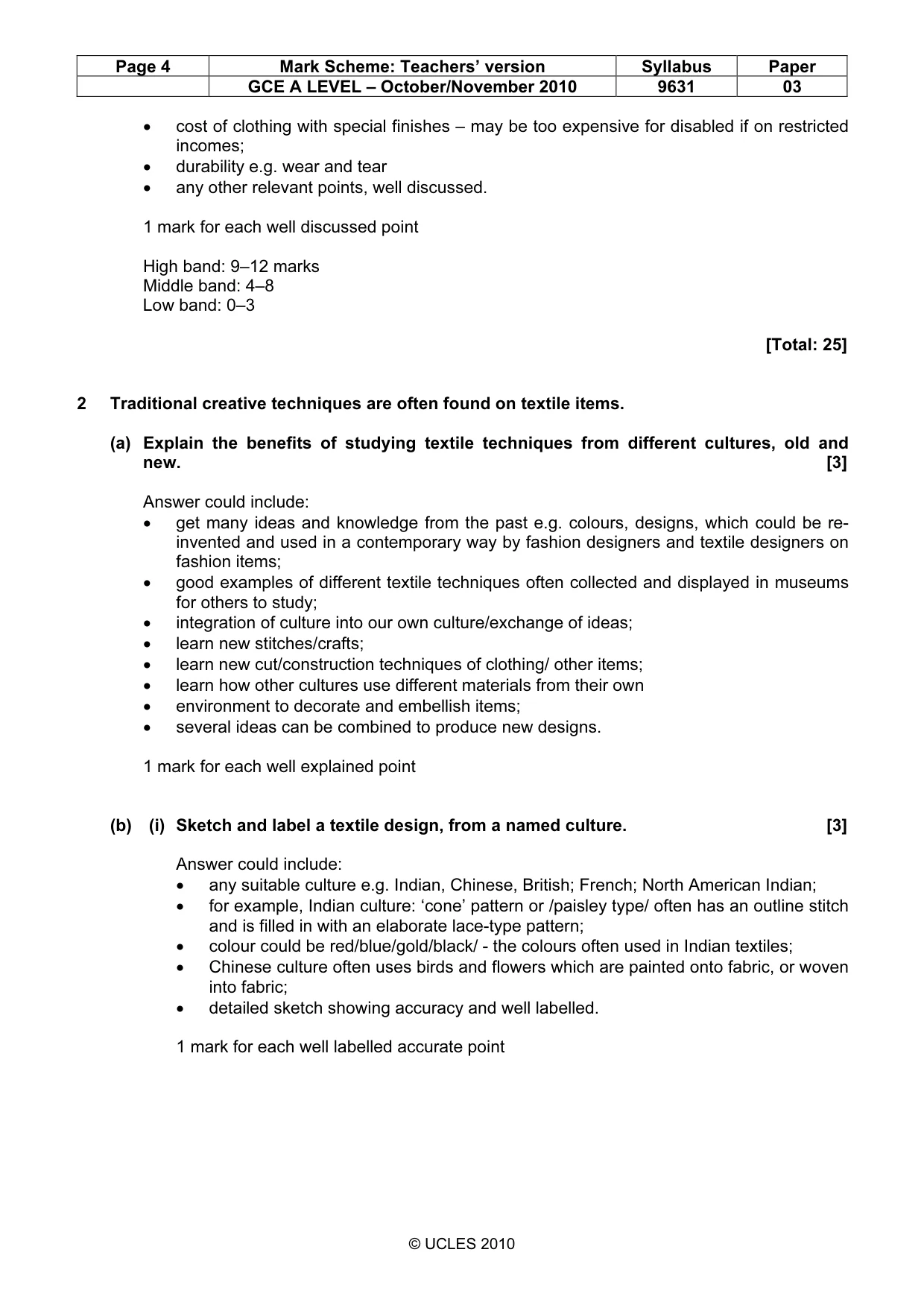 Mark scheme, page 4 of 12