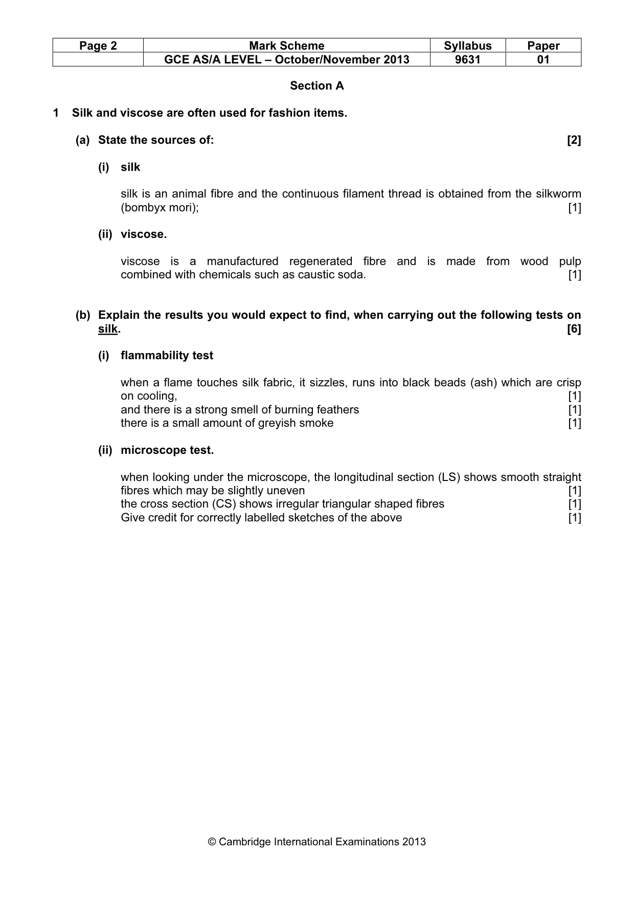 Mark scheme, page 2 of 12